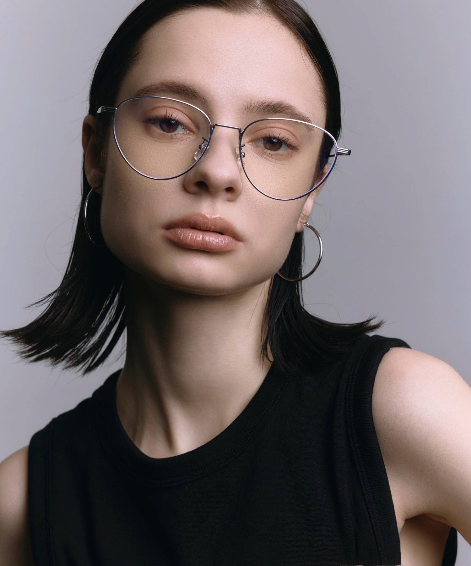 [シルバー]ボストンチタンフレーム