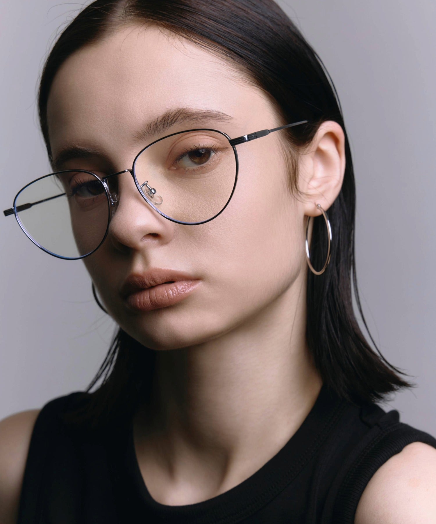 [シルバー]ボストンチタンフレーム