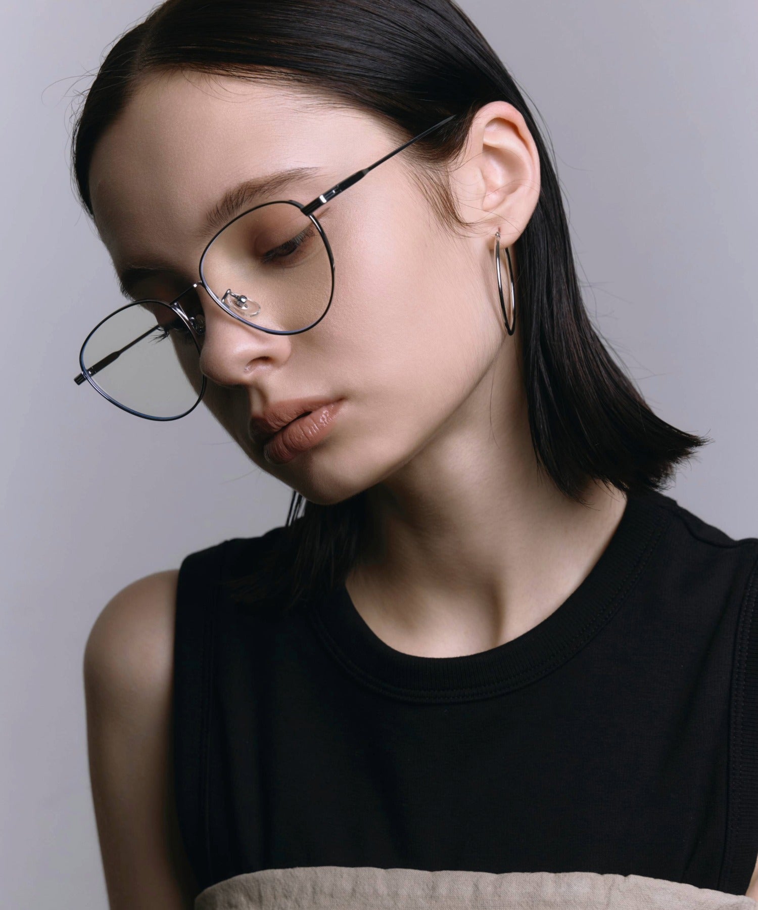 [シルバー]ボストンチタンフレーム