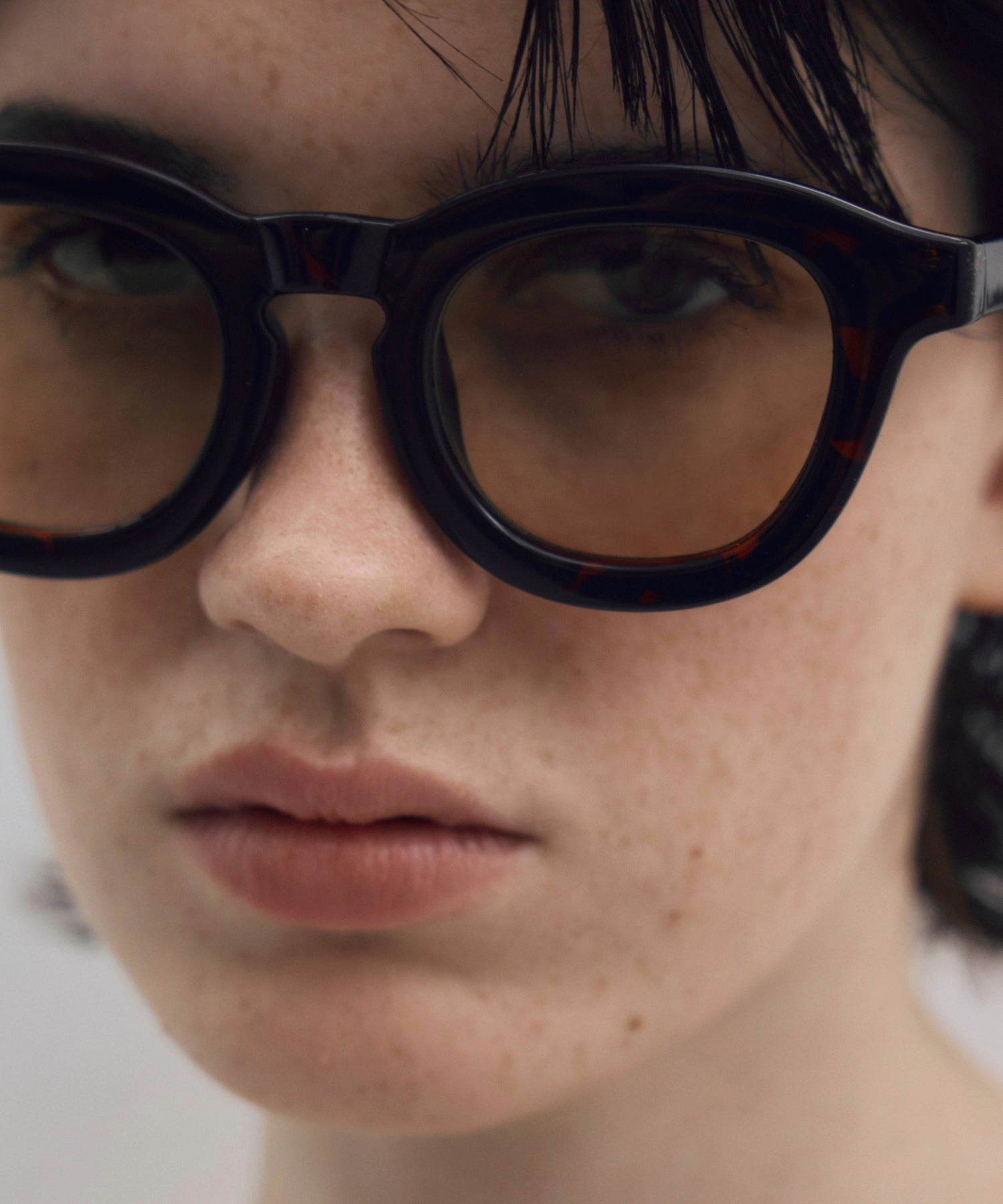 [ブラウン]ボールドフレーム