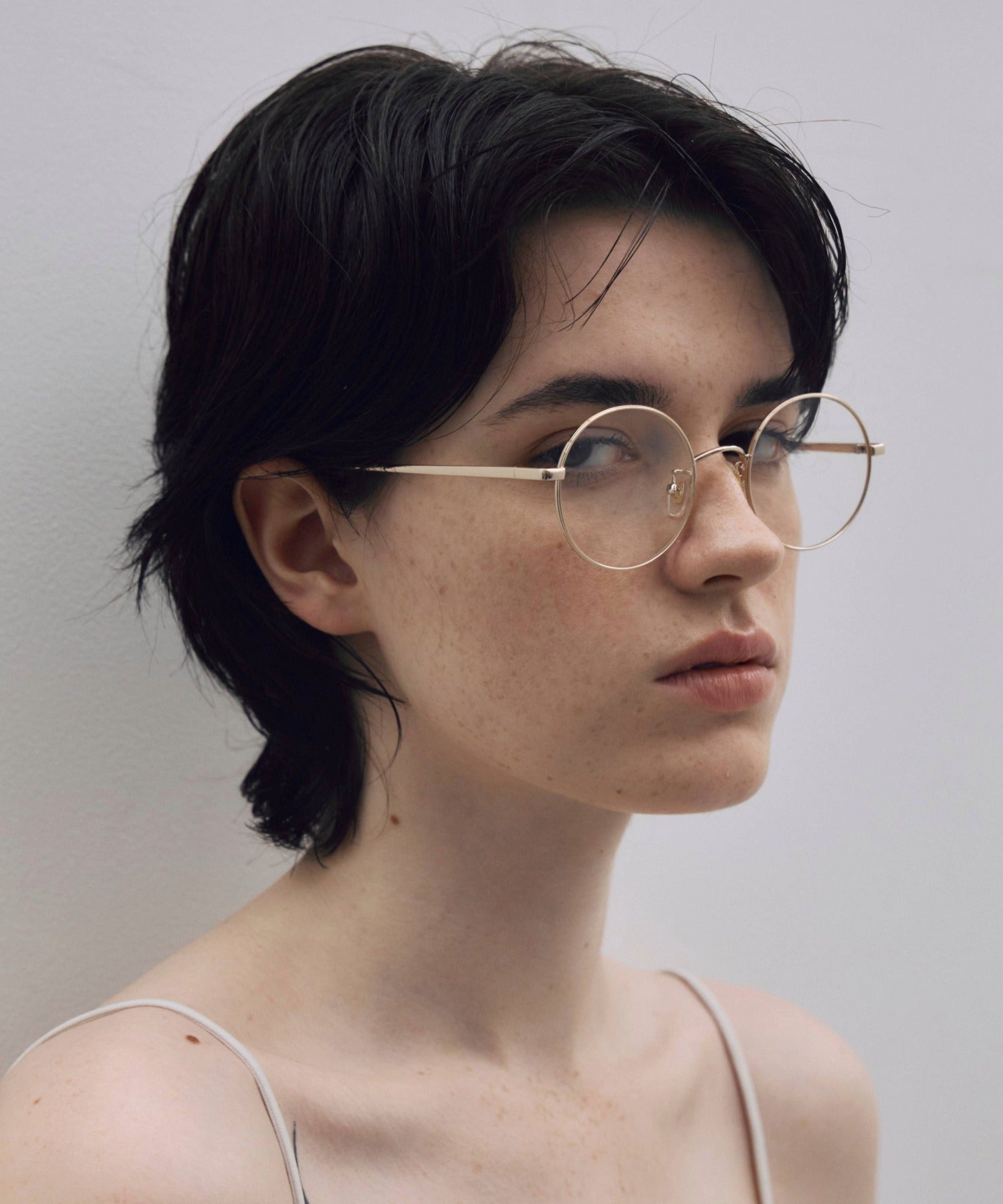 [ゴールド]メタルラウンドフレーム