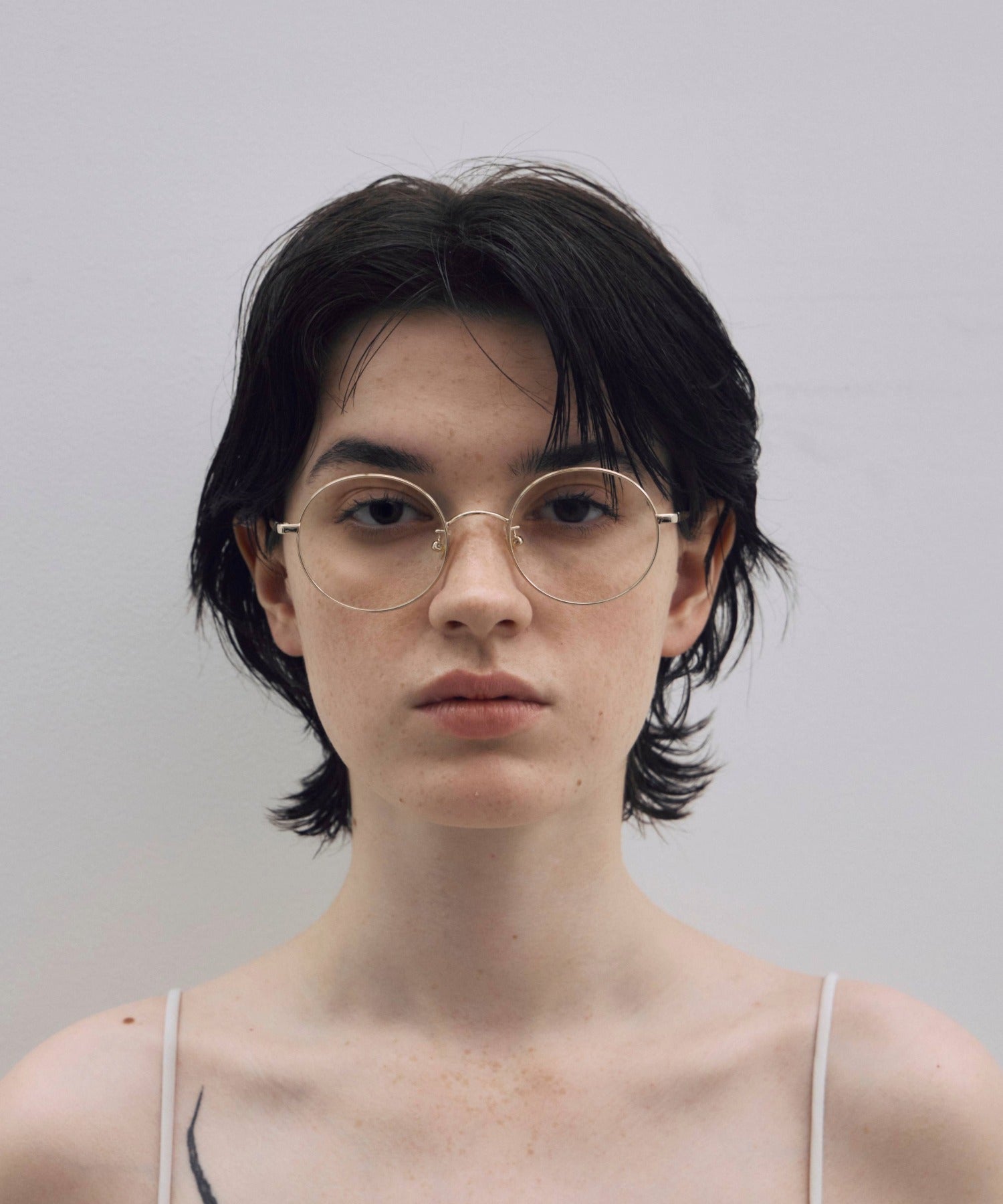 [ゴールド]メタルラウンドフレーム