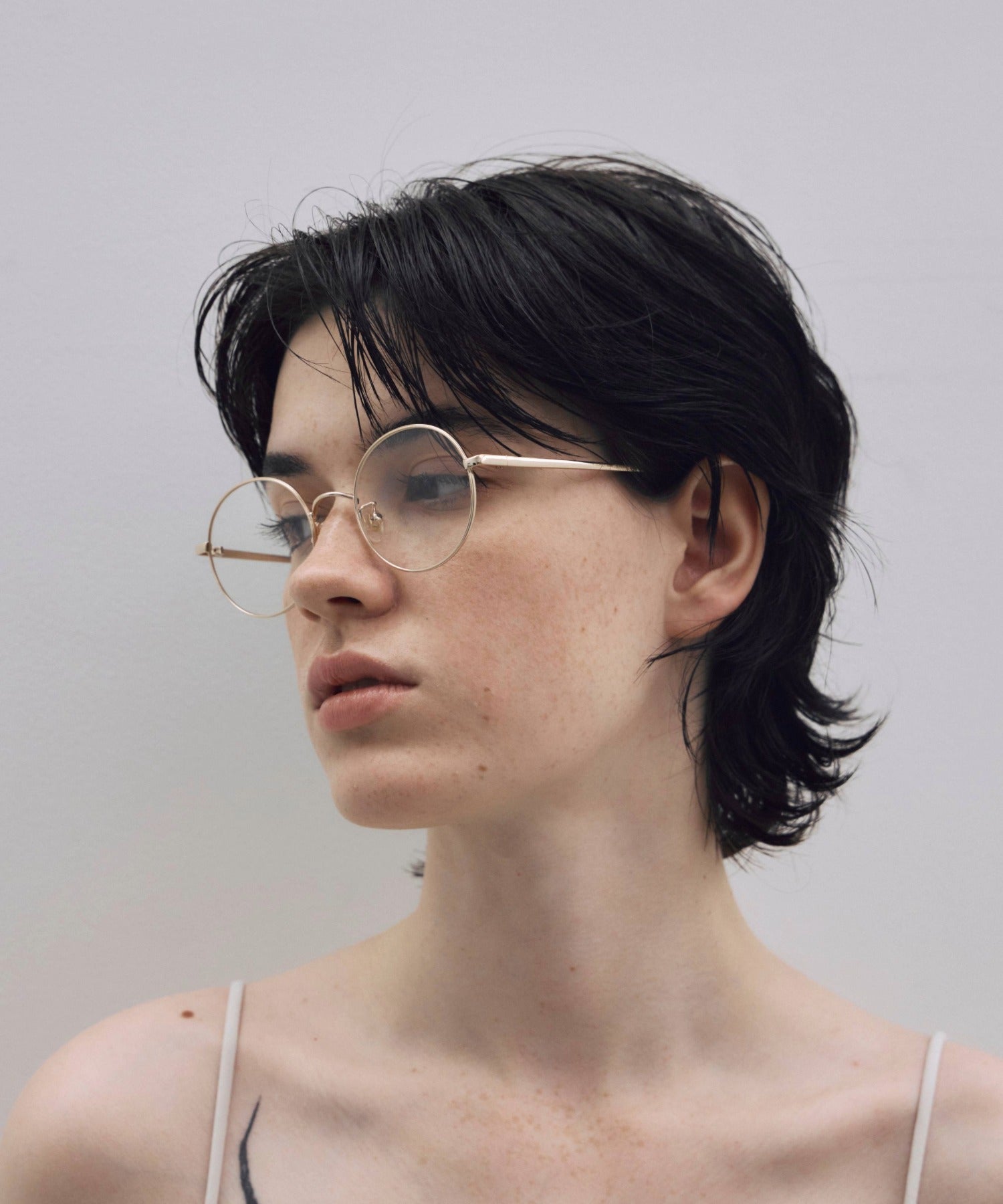 [ゴールド]メタルラウンドフレーム