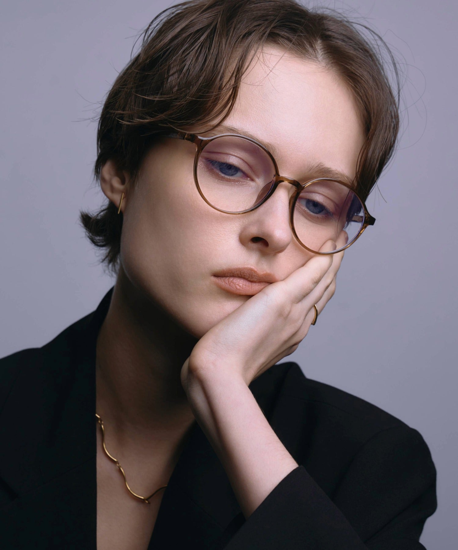 【米色】波士頓框