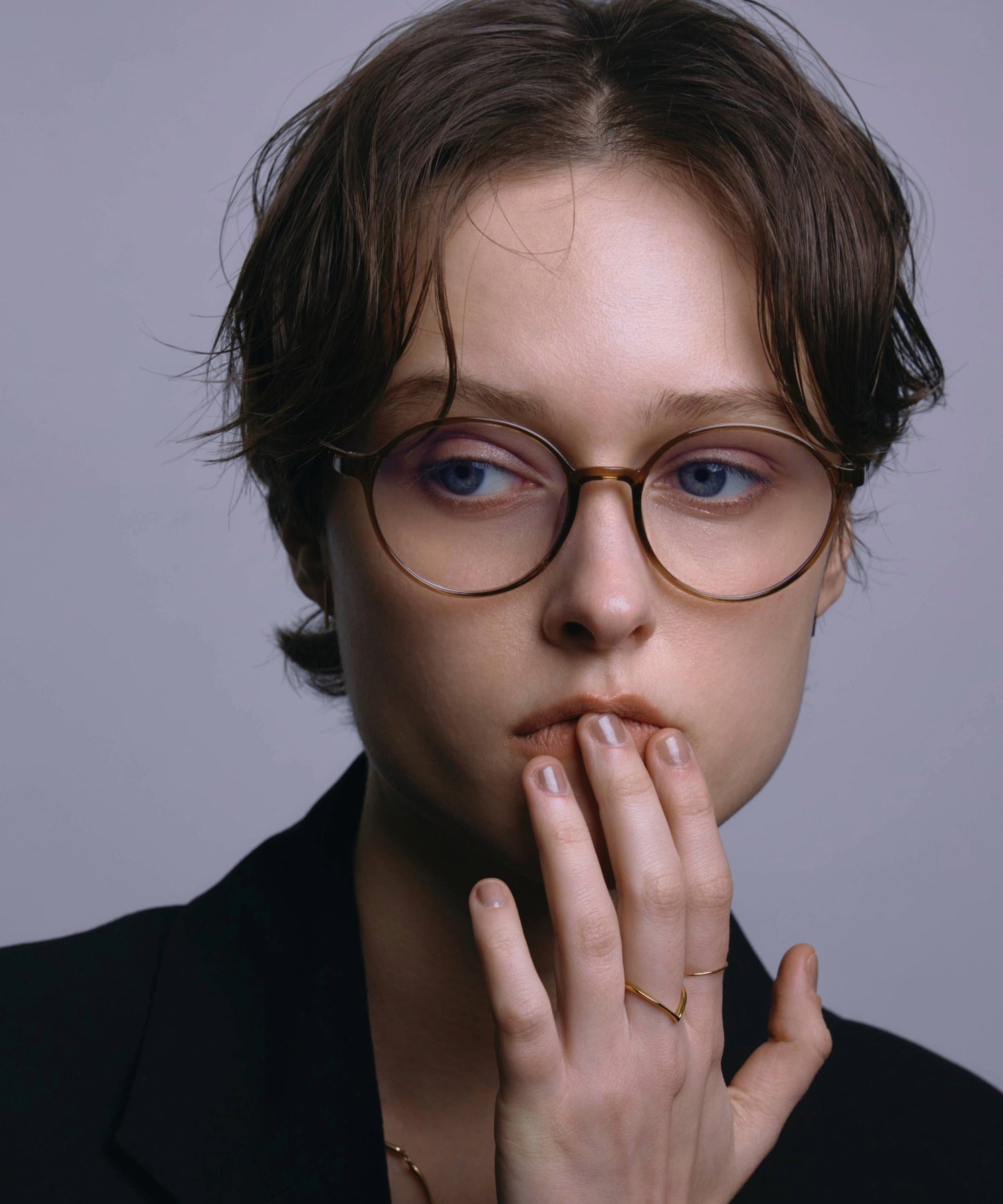 【米色】波士頓框