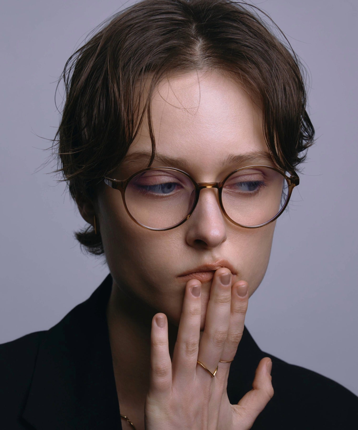 【米色】波士頓框