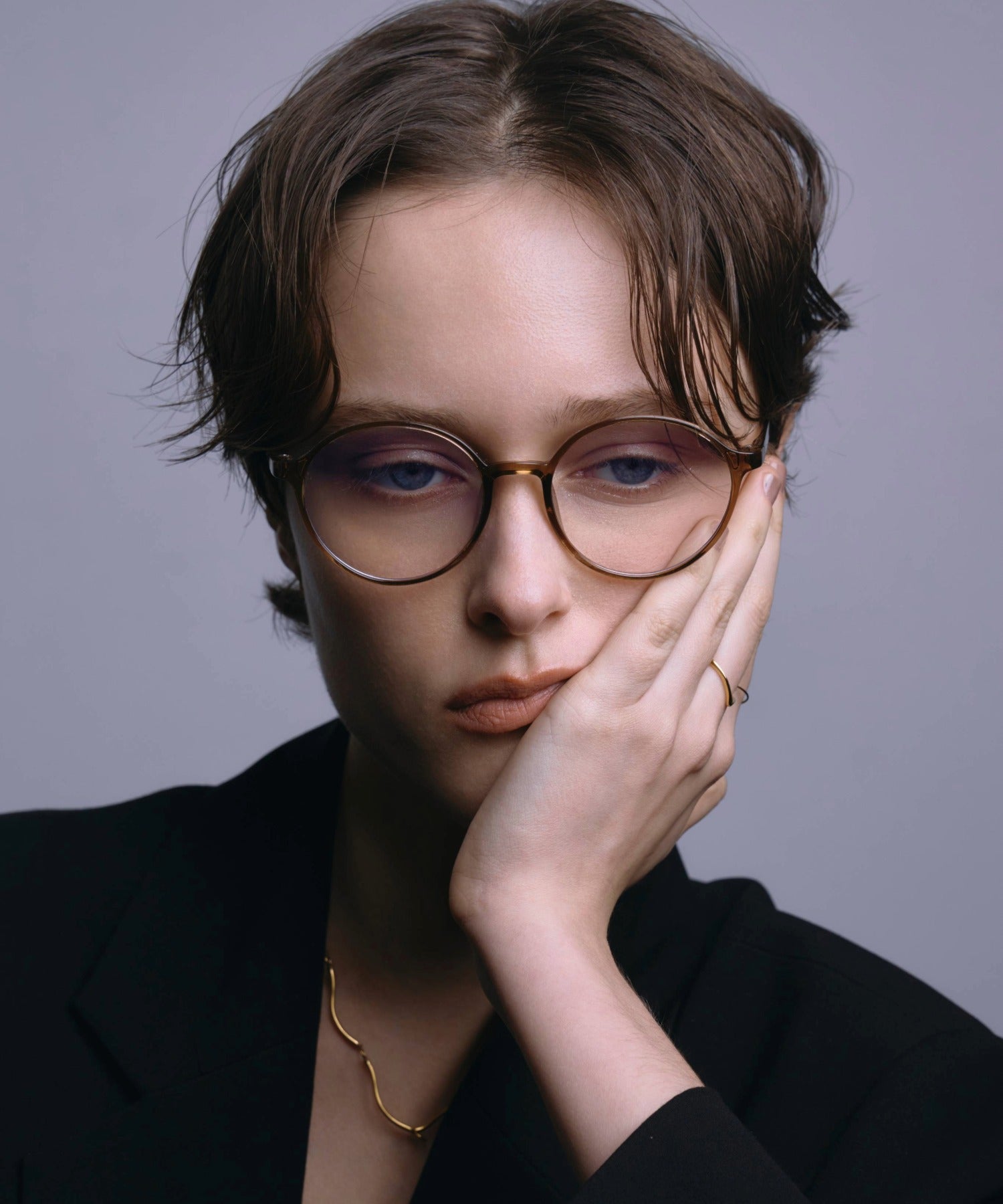 【米色】波士頓框