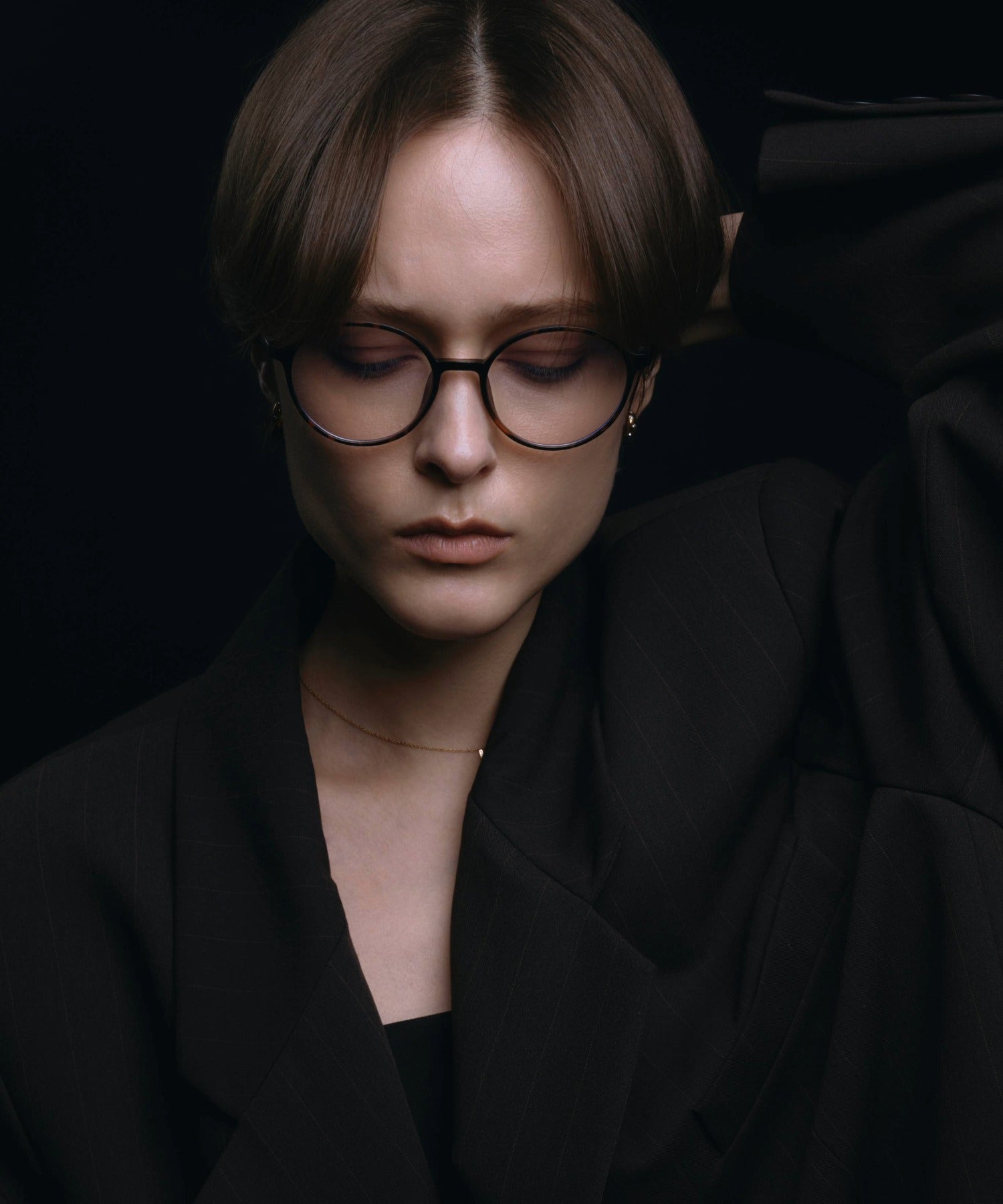 [ブラウン]ボストンフレーム