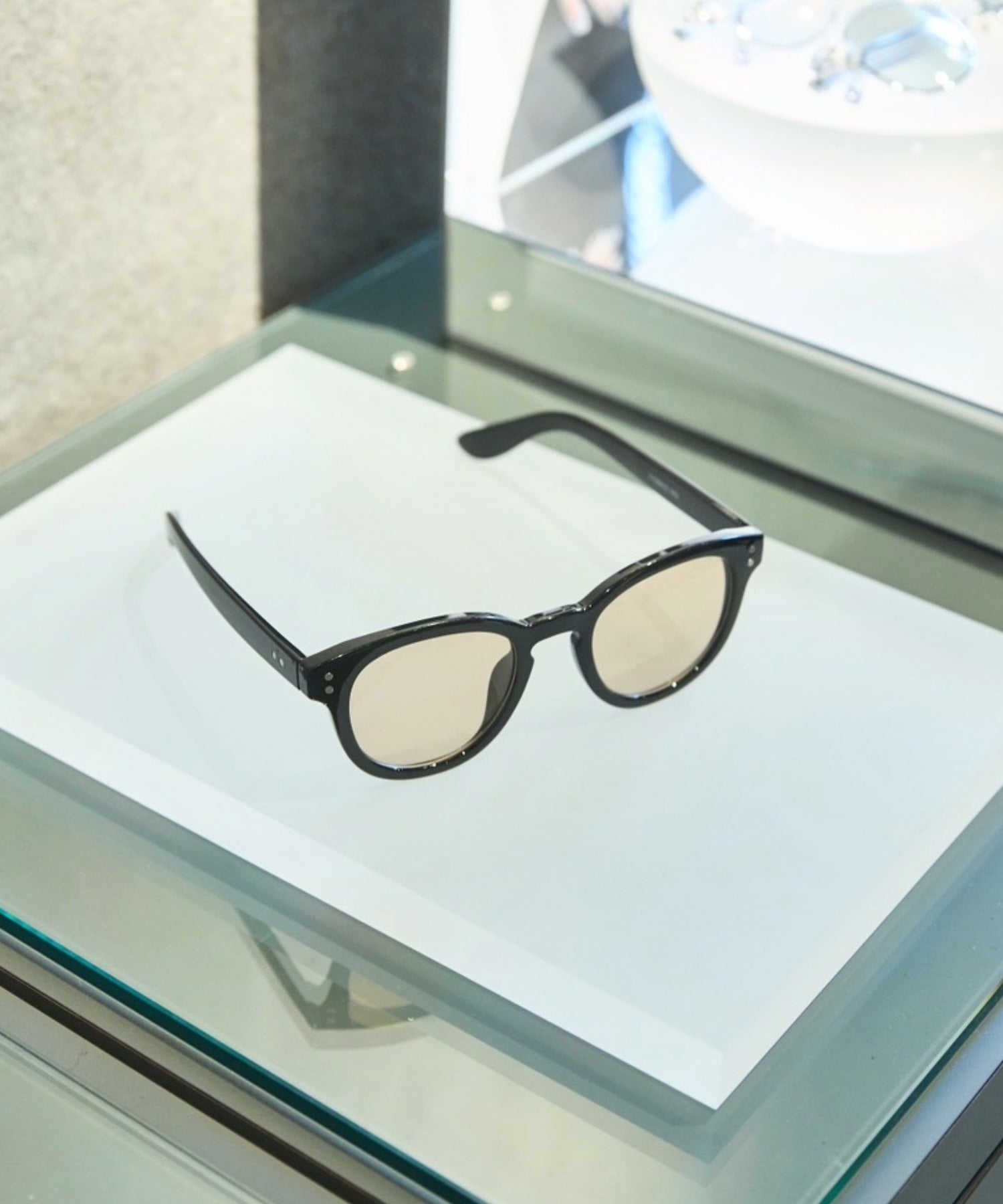 [ブラックxベージュ]クラシックウェリントン