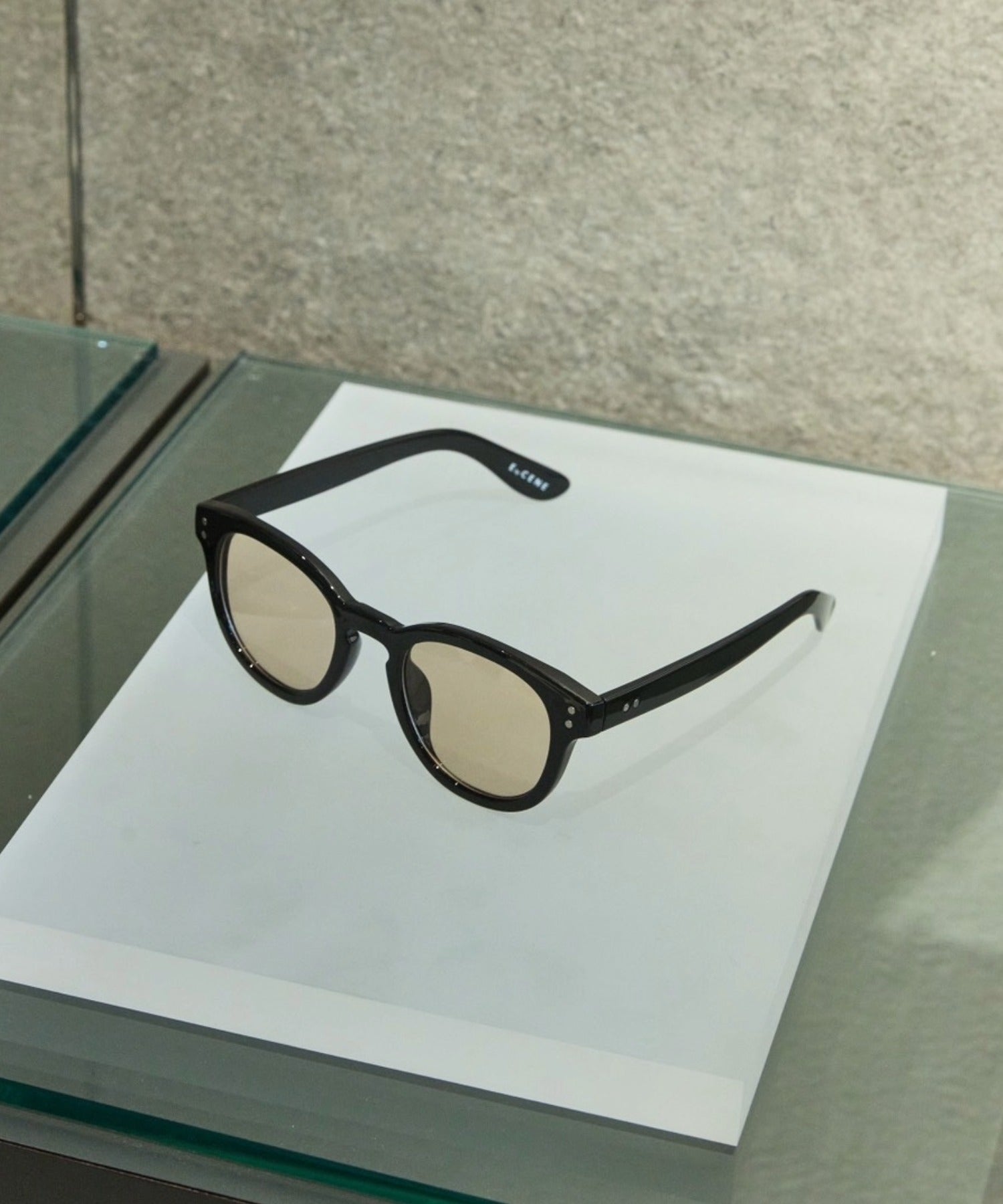 [ブラックxベージュ]クラシックウェリントン