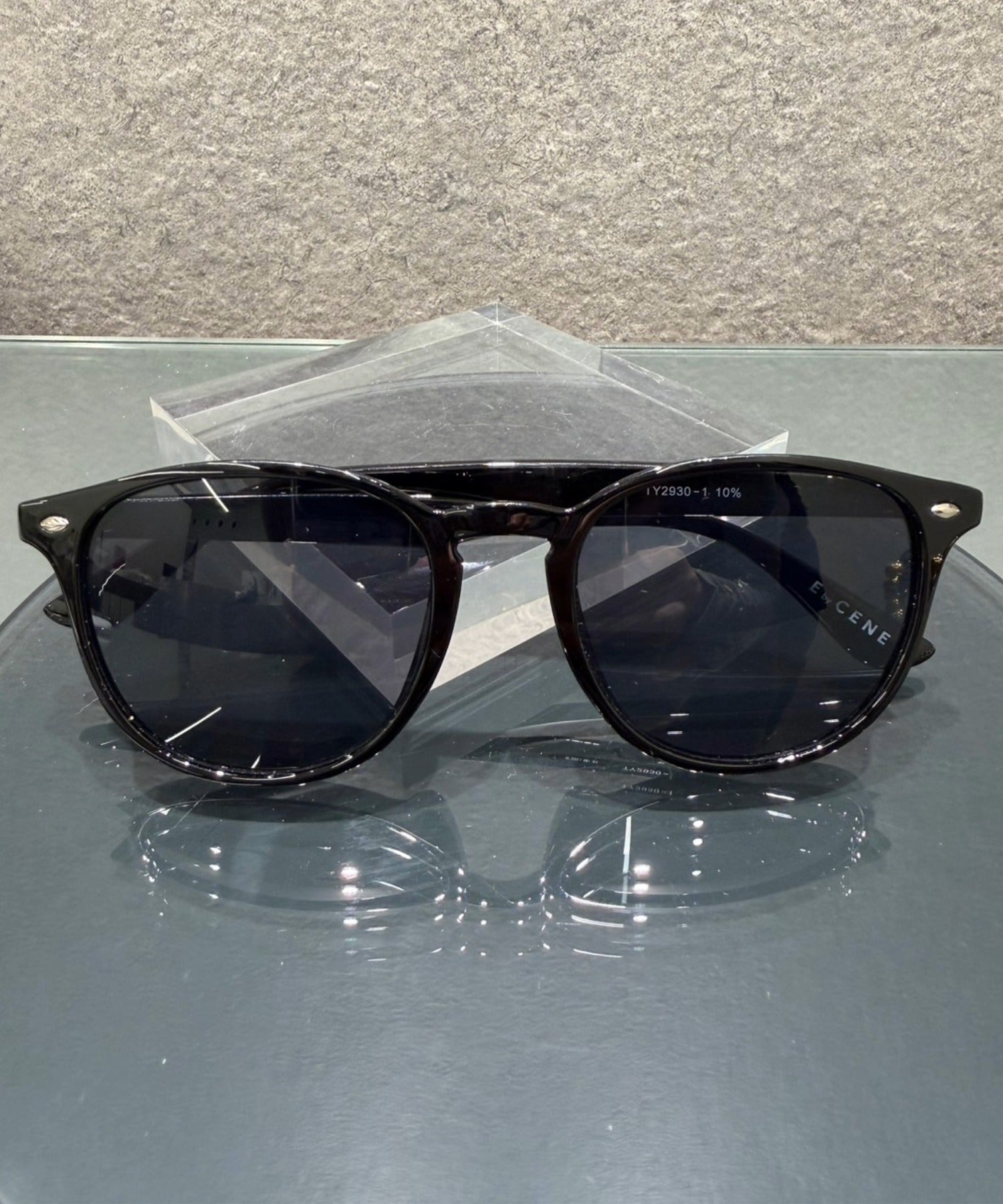 [ブラックxブラック]スリムウェリントン