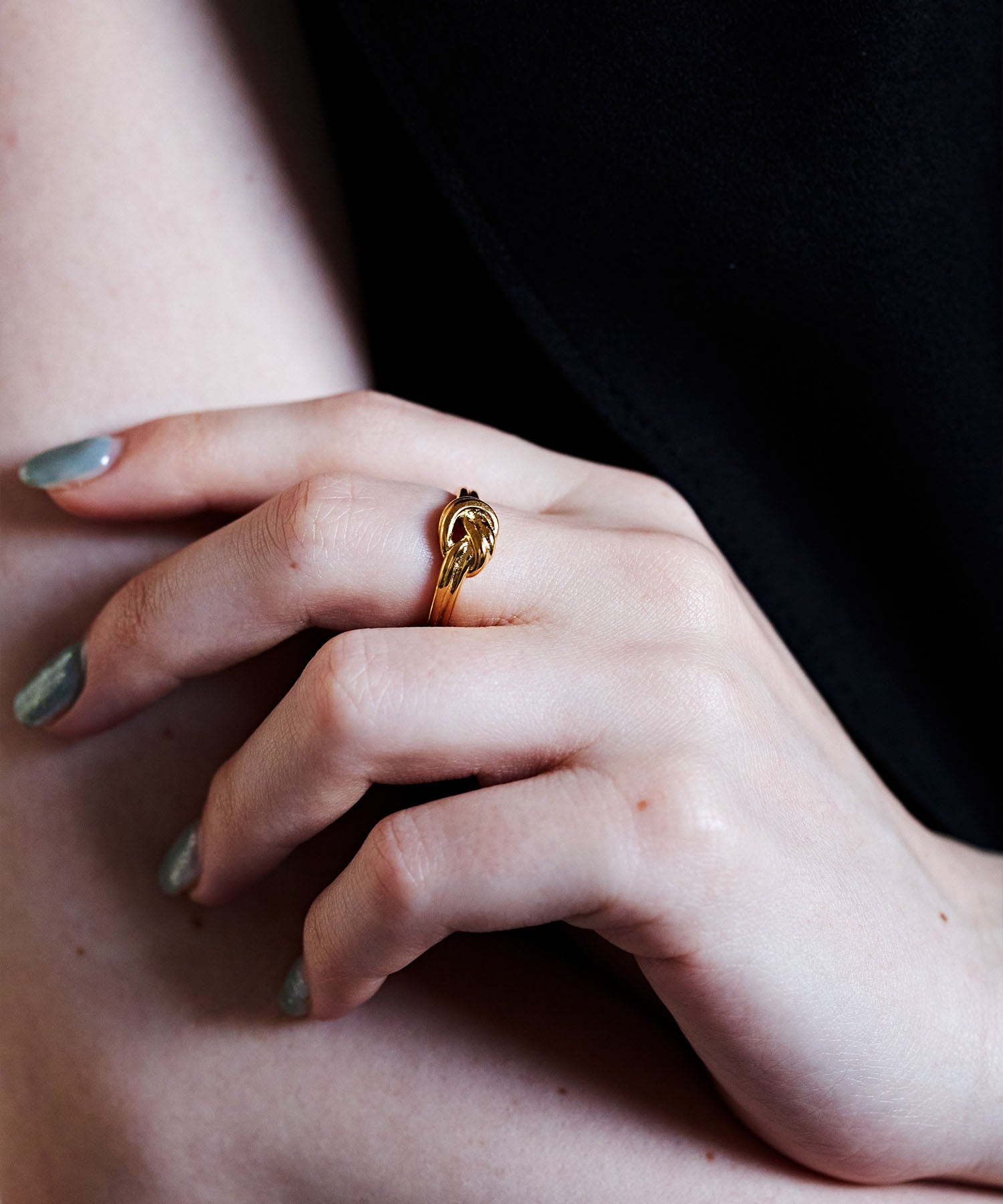 [Gold] Double Knot Ring