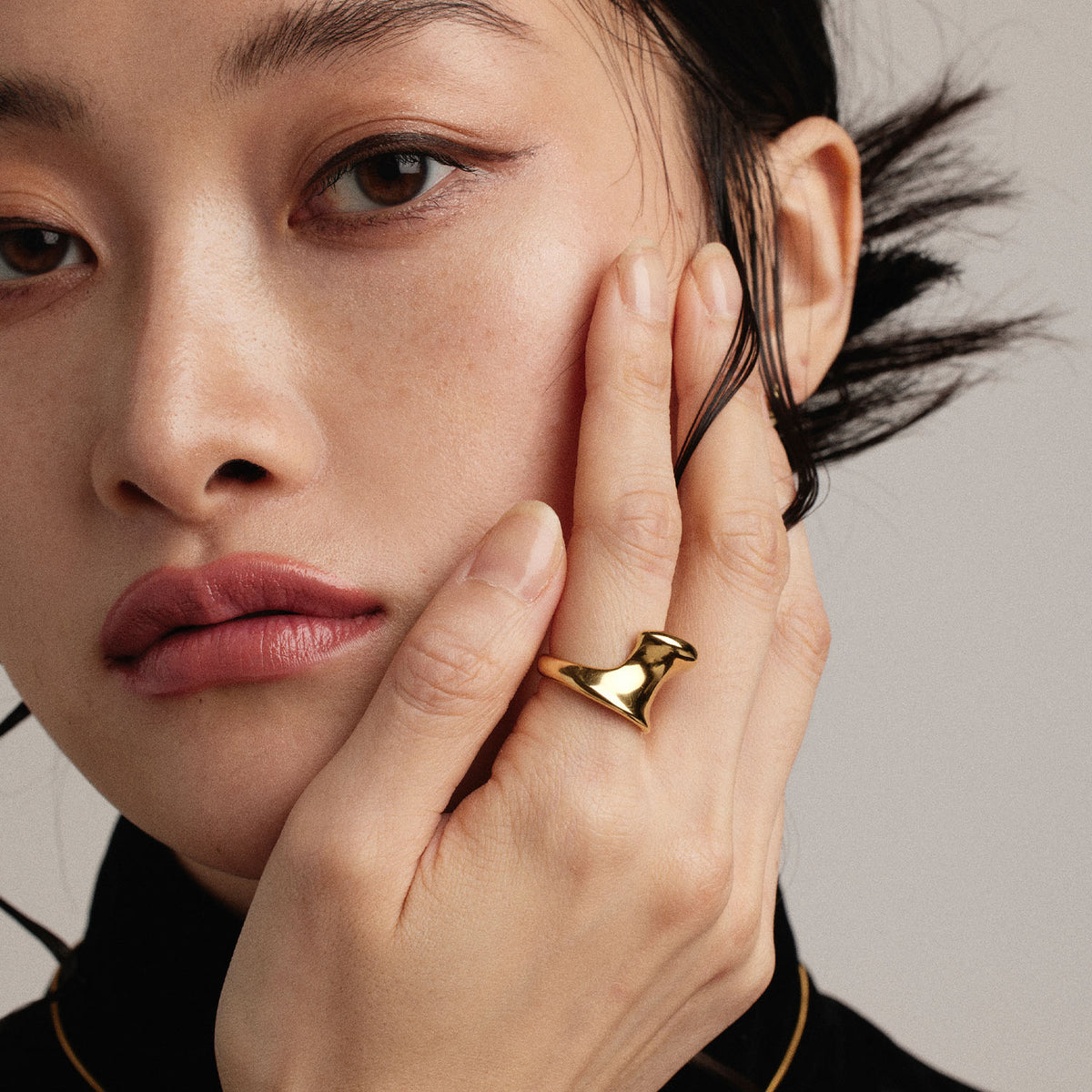 Gold] Wave ring