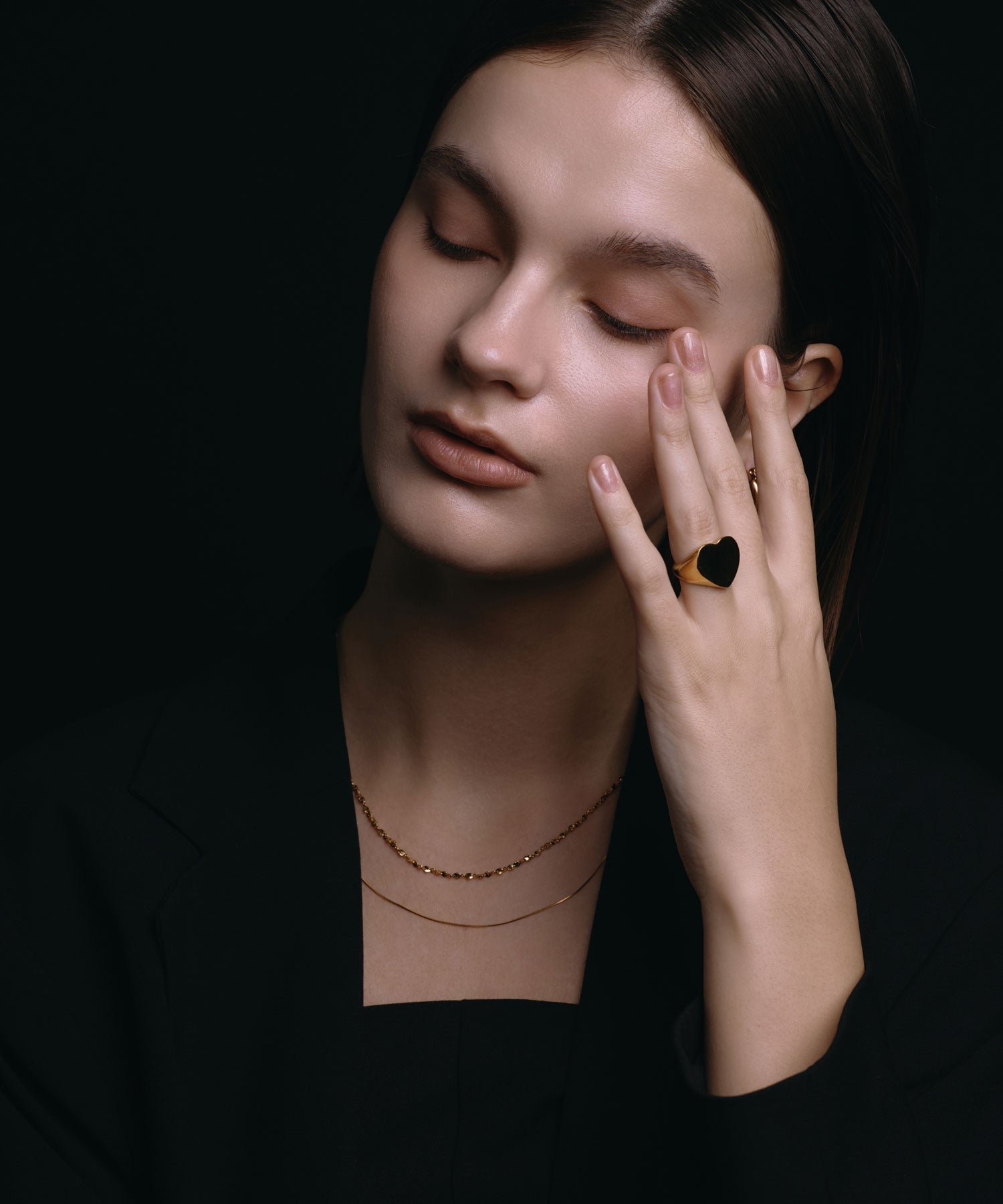 [金色]愛心戒指