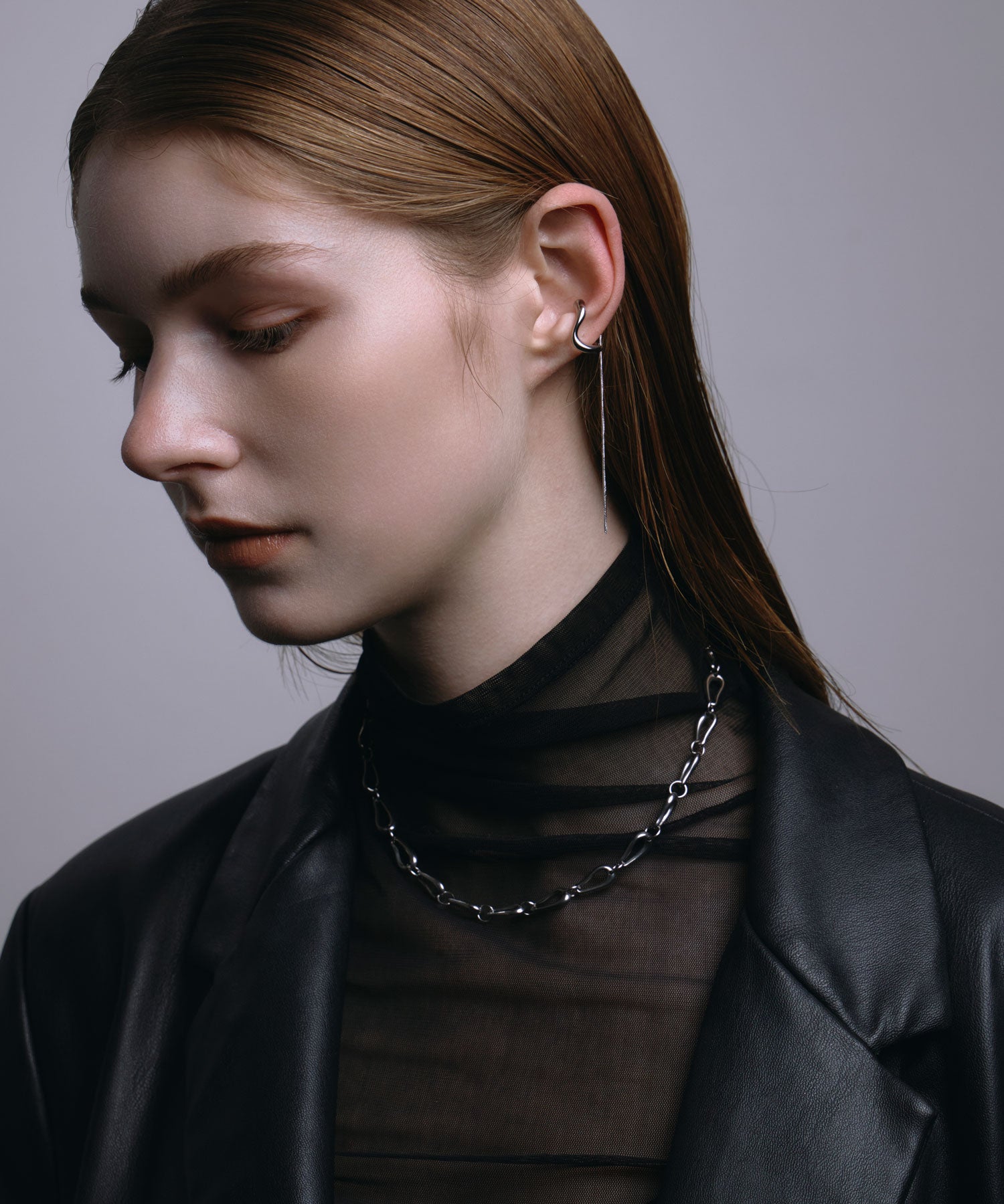 シルバー]リルトイヤーカフ