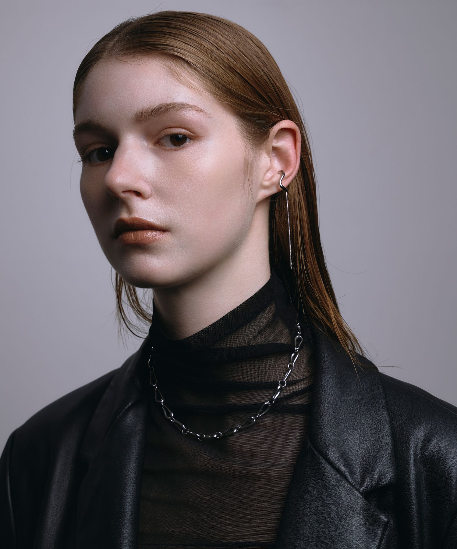 シルバー]リルトイヤーカフ