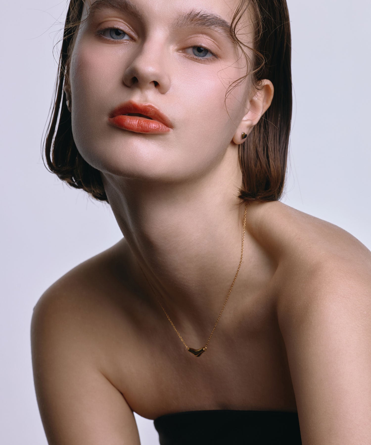 [ゴールド]リキッドドロップネックレス