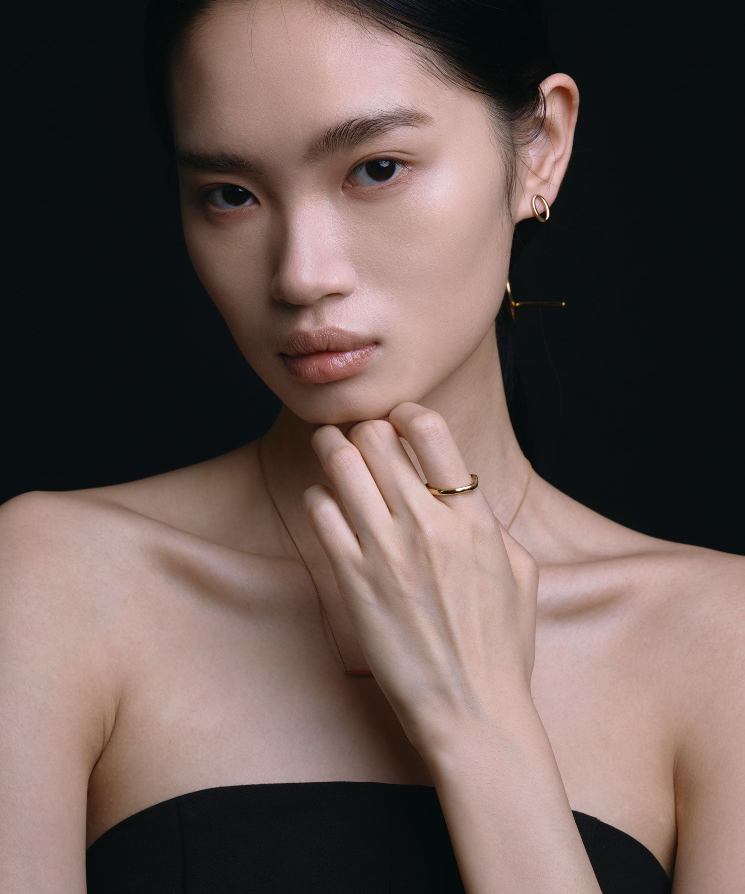 [ゴールド]リキッドメタルリング