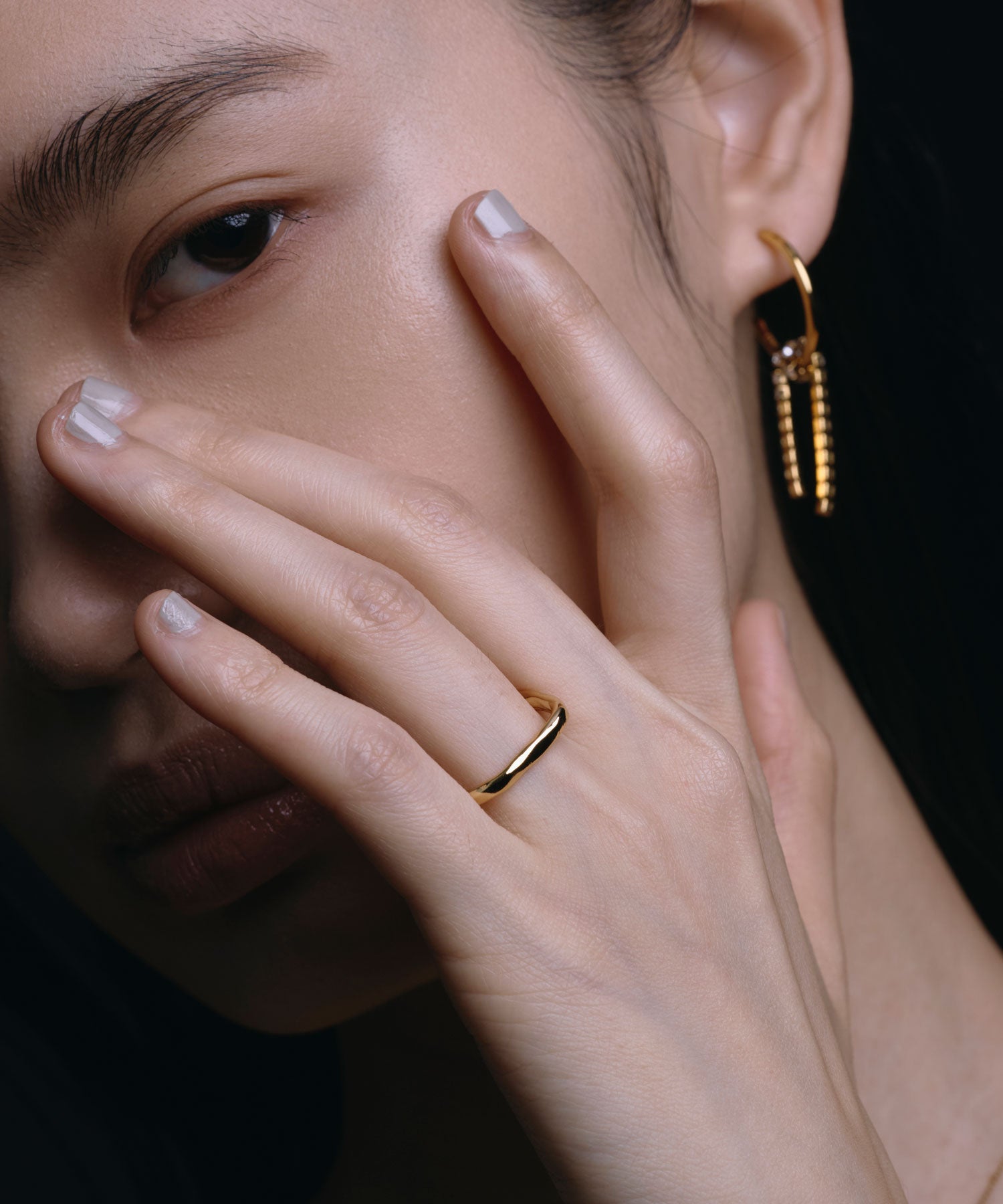 [ゴールド]リキッドメタルリング