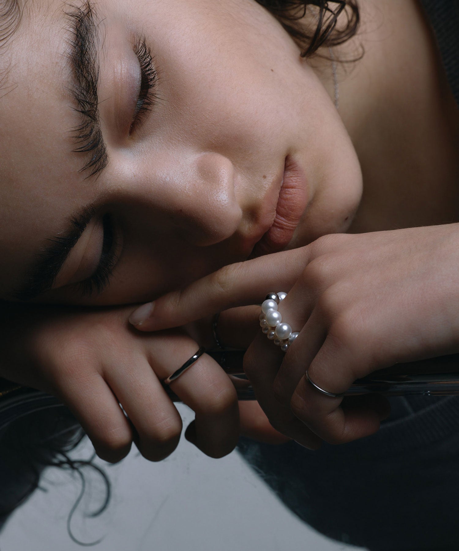 [シルバー]リキッドメタルリング