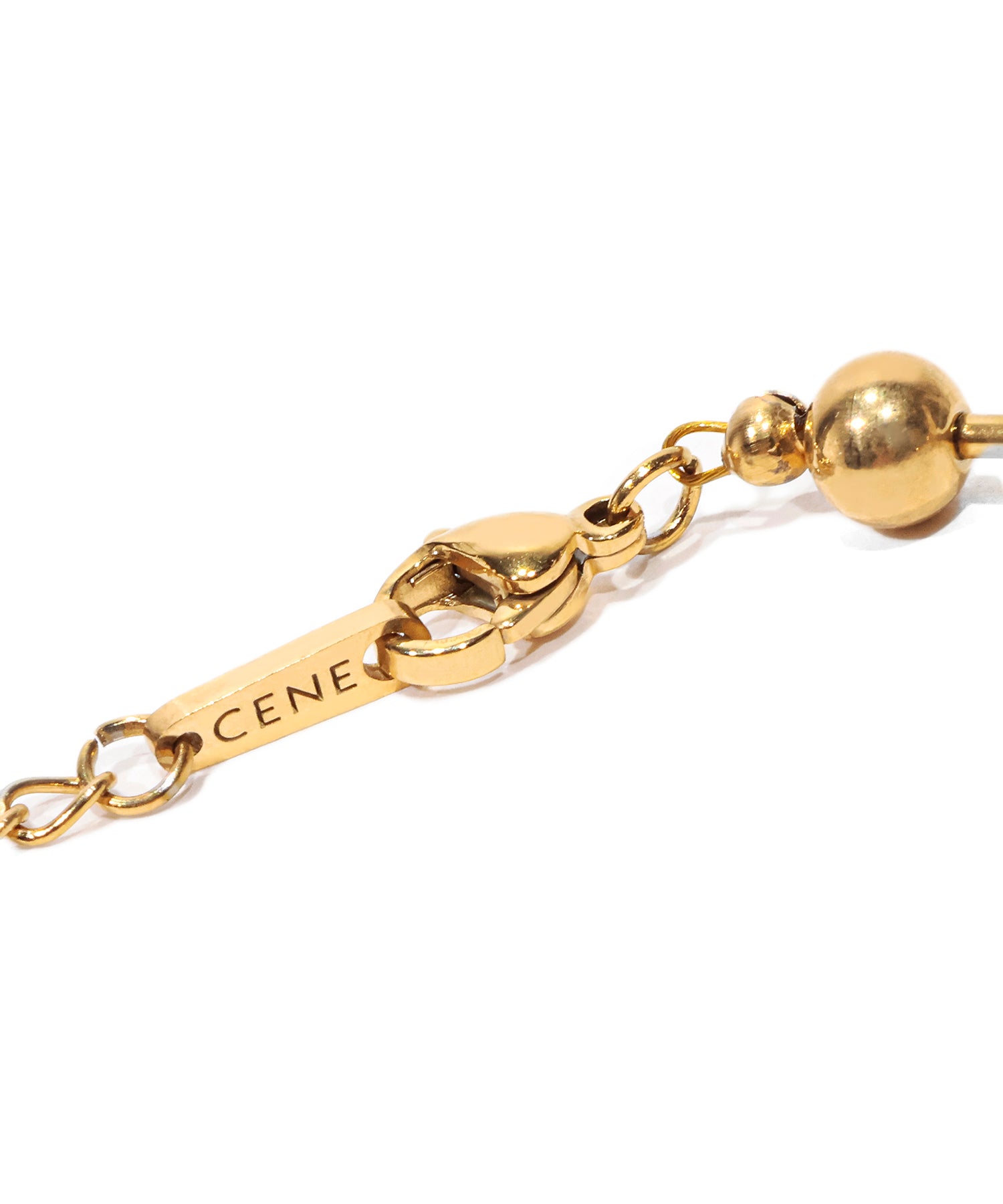 [Gold] Pipe Station Necklace