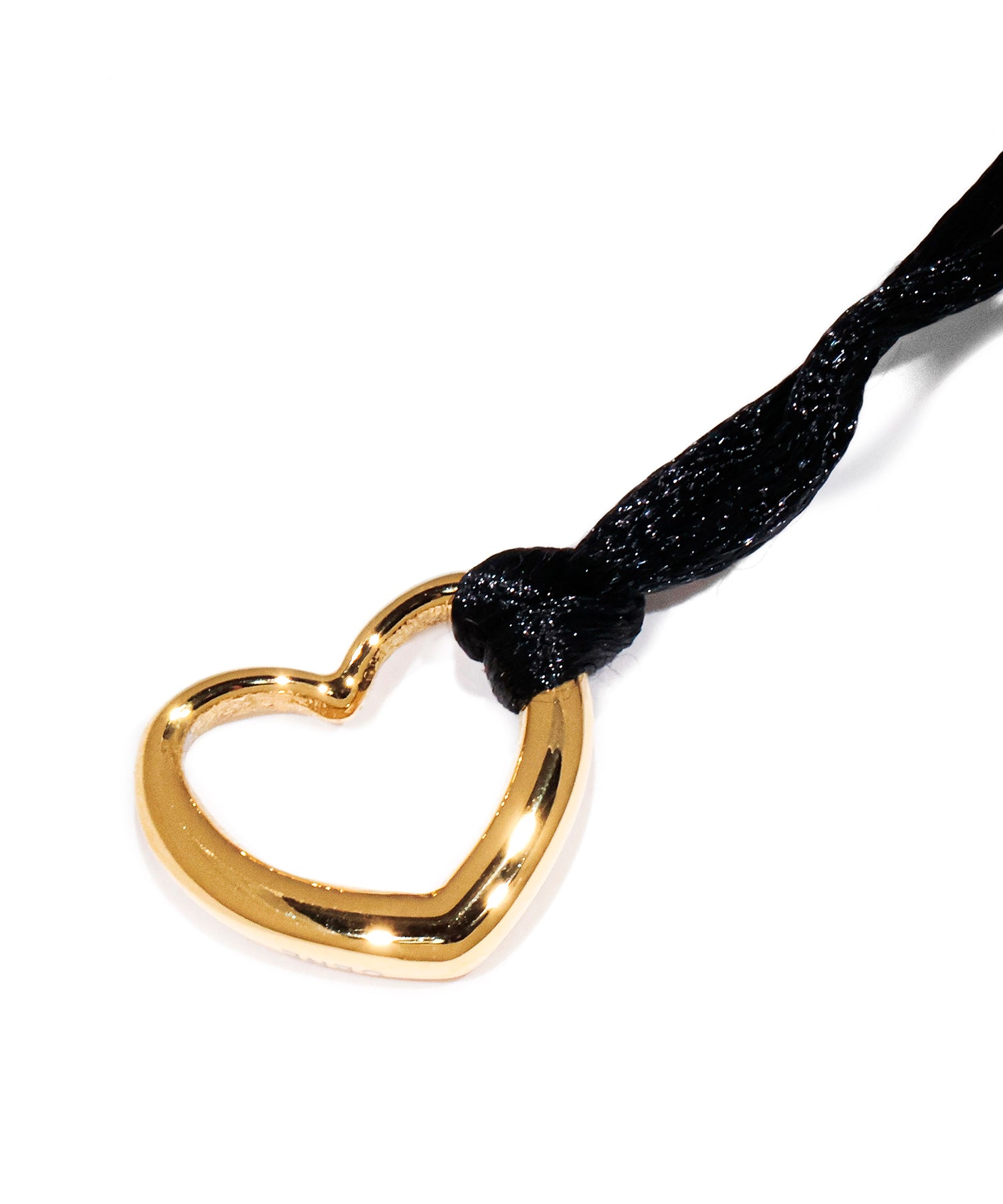 [Gold] Multi-way Heart Cord Necklace