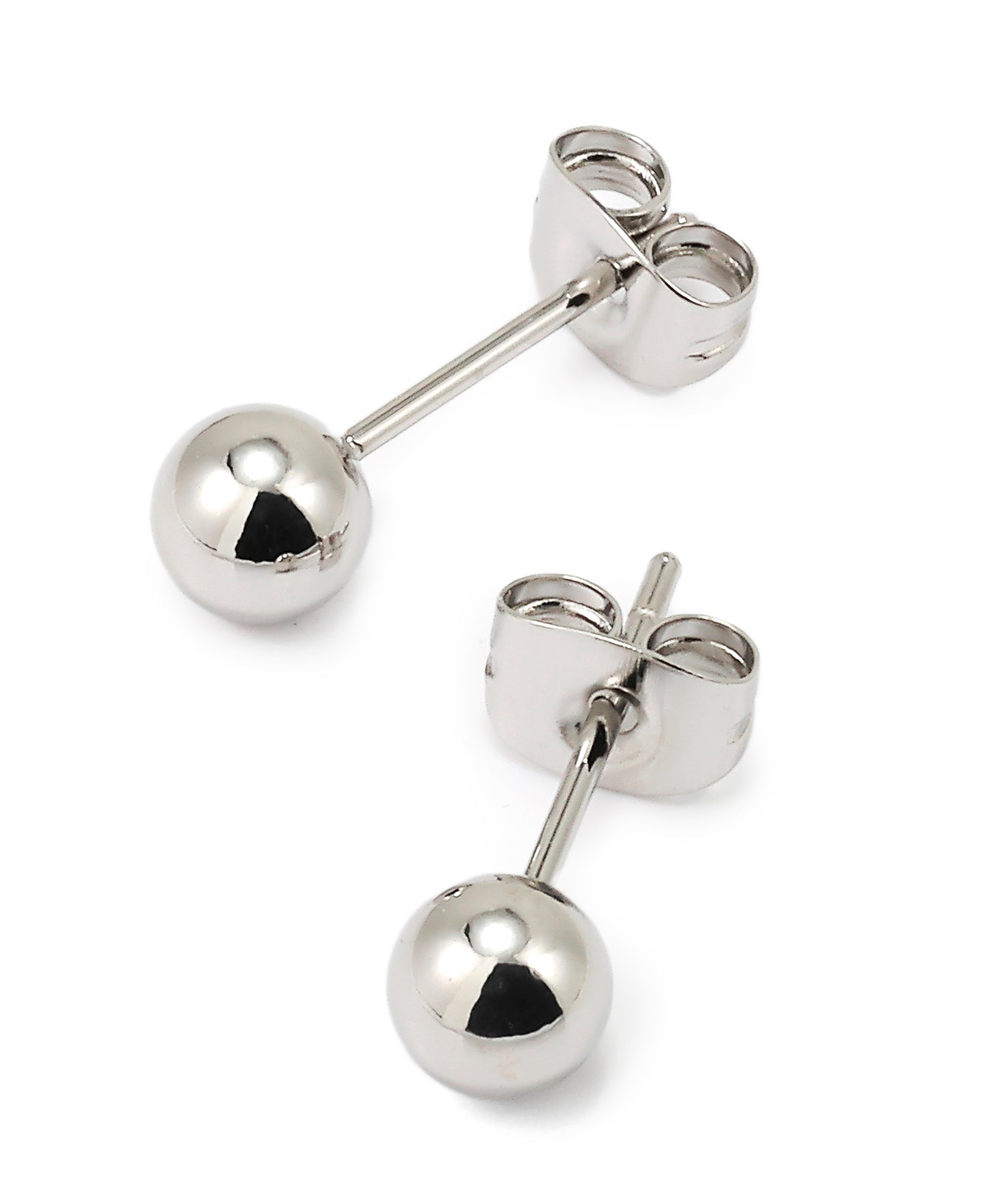 [Silver] Pinball earrings (medium)