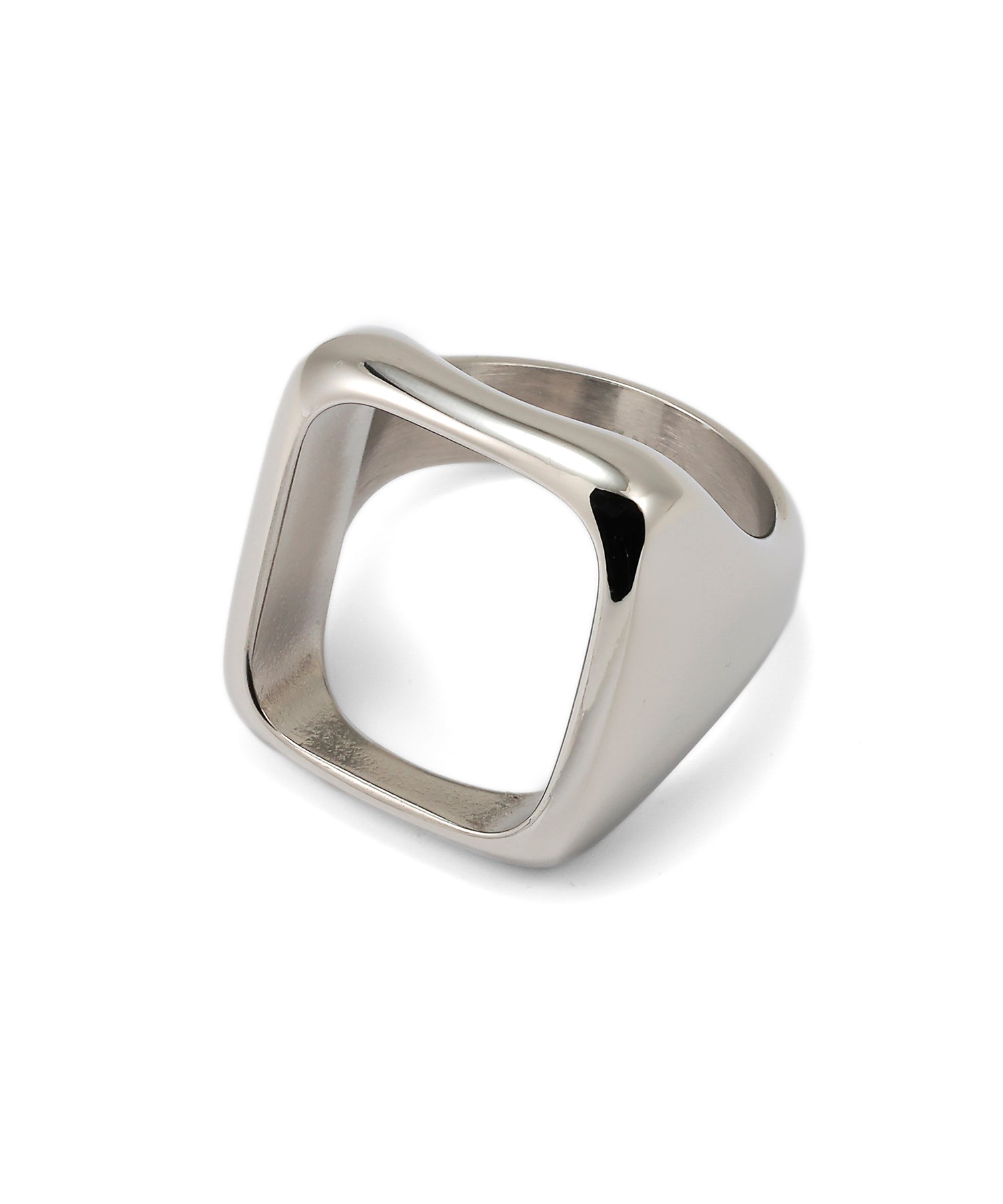 [Silver] Square Open Ring