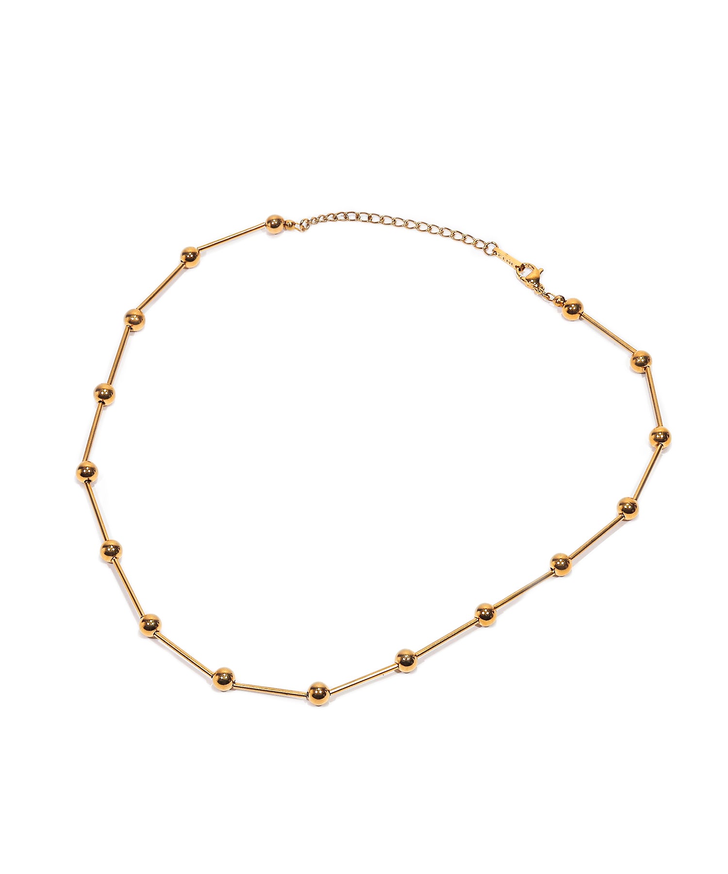 [Gold] Pipe Station Necklace