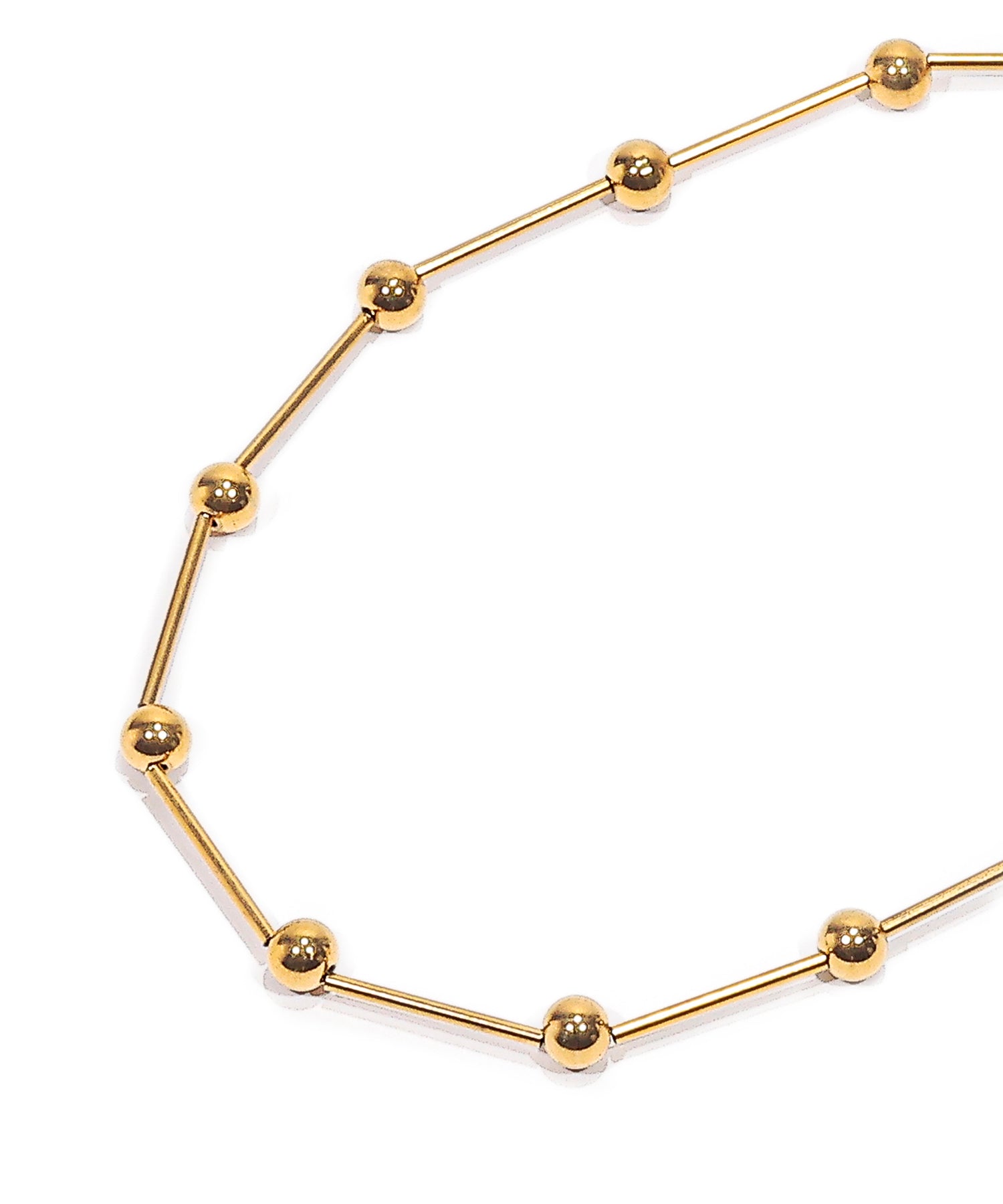 [Gold] Pipe Station Necklace