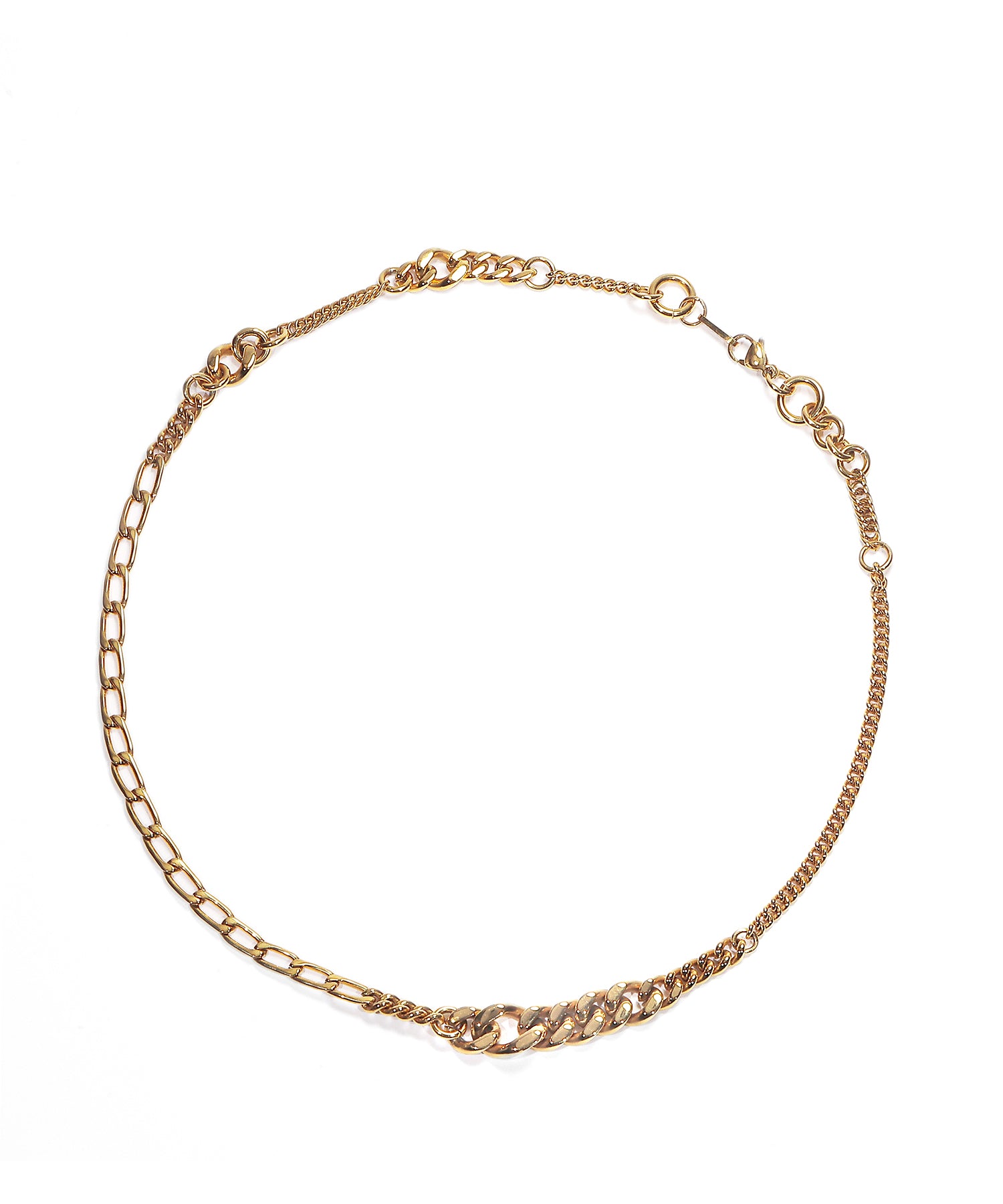 ヴィンテージ ネックレス JCH キノコ 14金トップ 5金チェーン 113 ゴールド]MIXチェーンネックレス