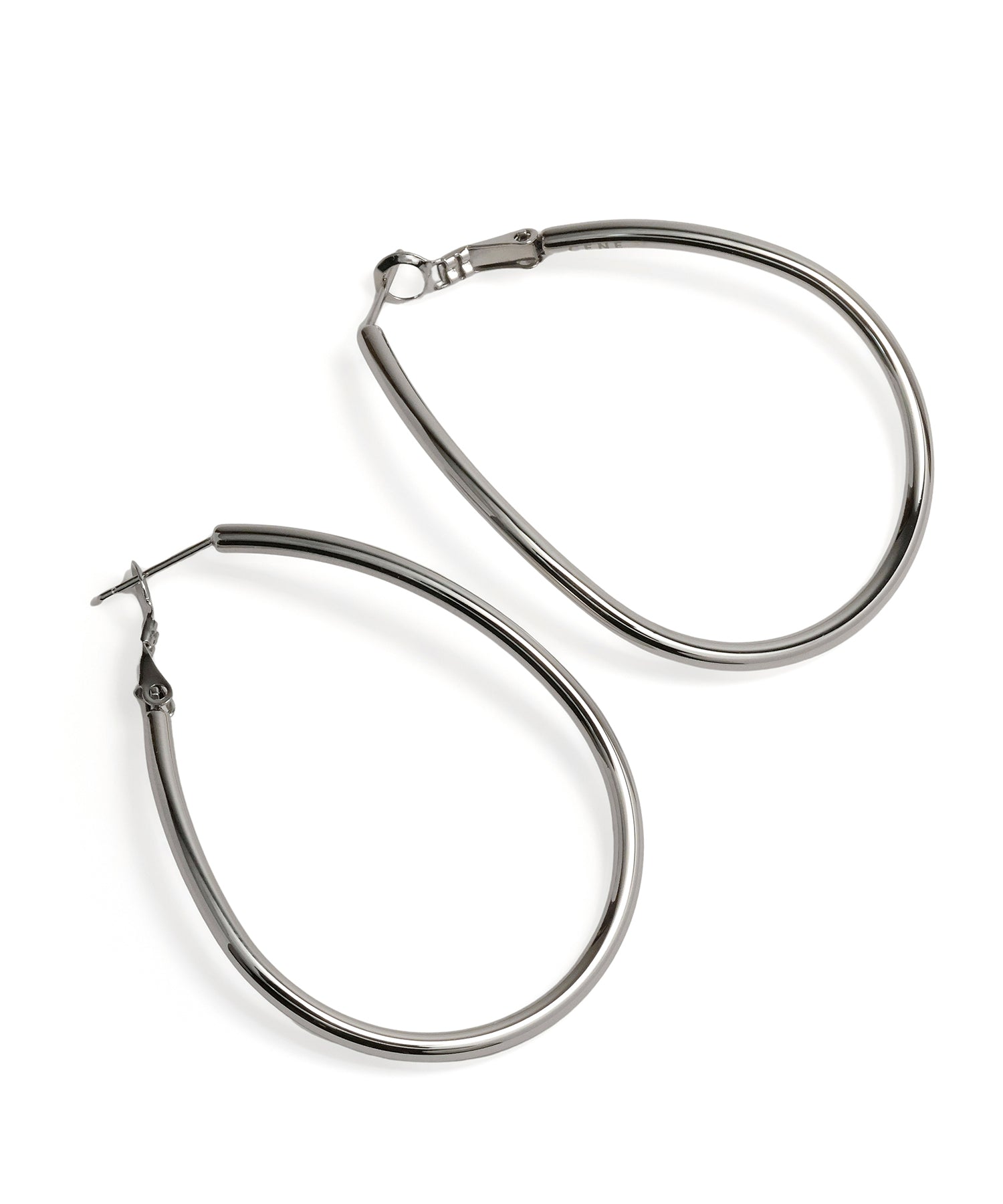[Silver] Big Drop Earrings
