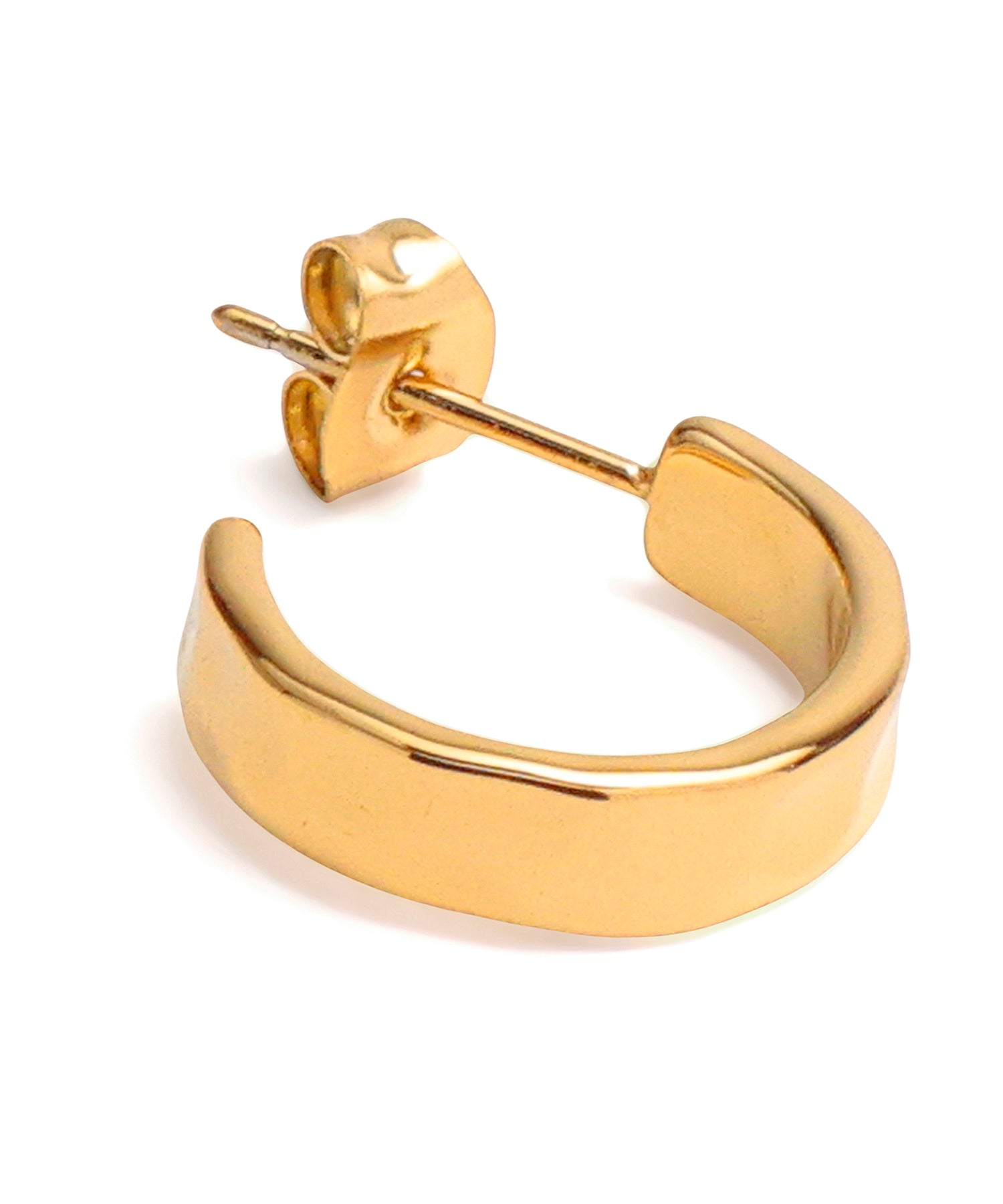 [Gold] Bumpy Hoop Earrings