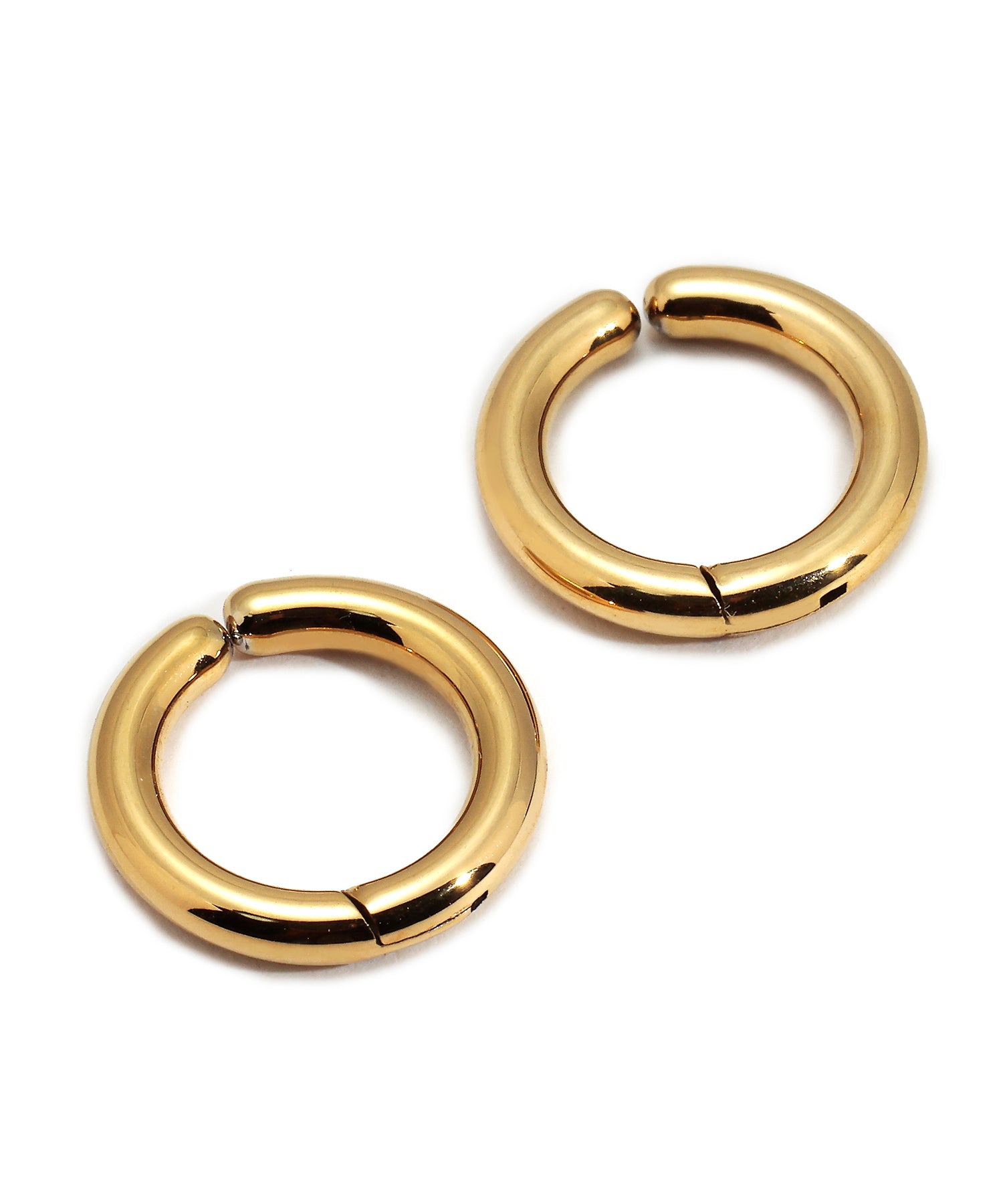 ゴールド]ワンタッチループイヤリング(small)