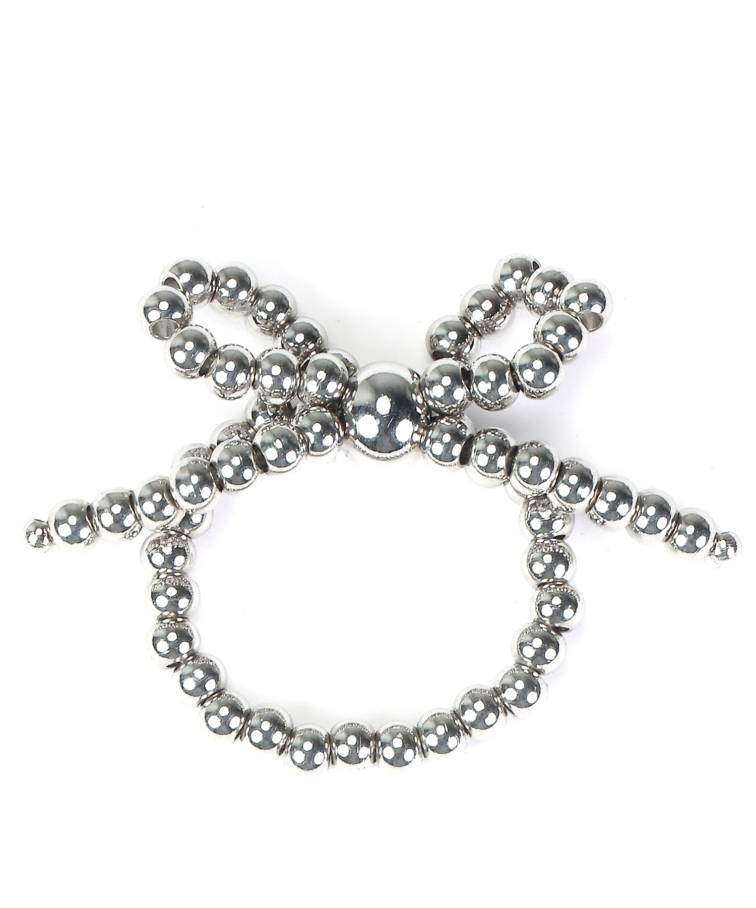 [Silver] Ribbon Ball Ring