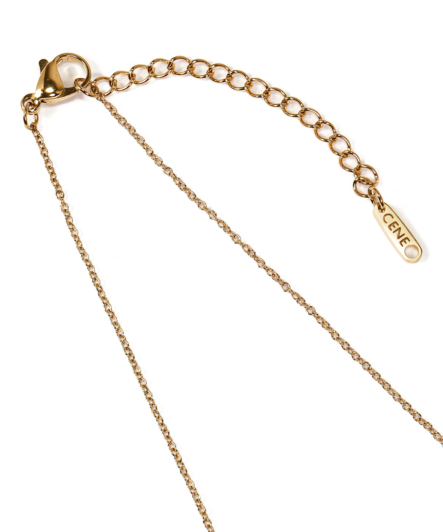 [Yellow] Round Stone Necklace