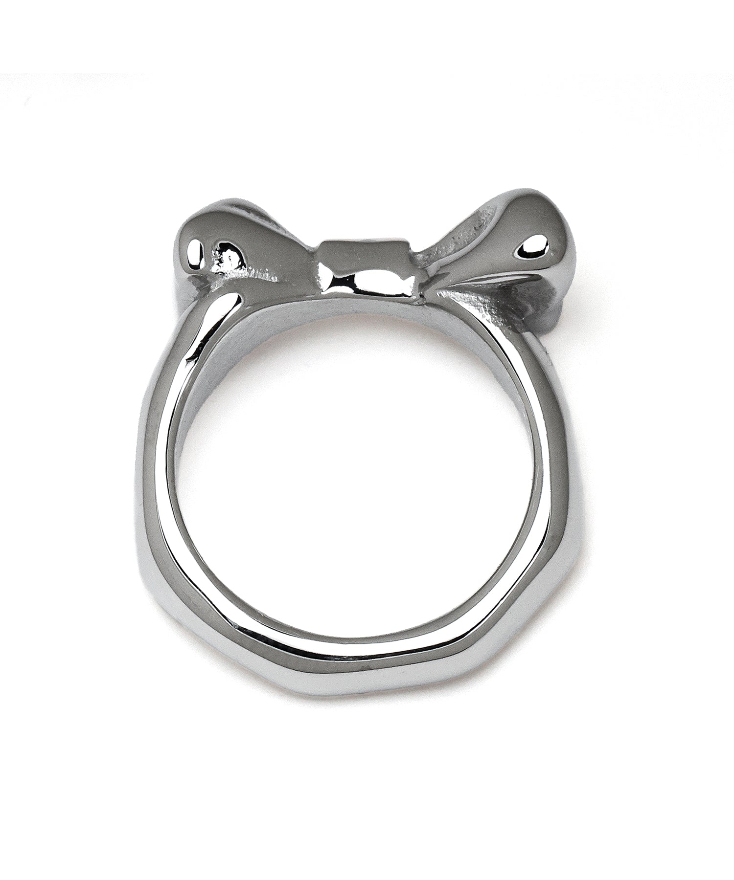 [Silver] Lock Ribbon Ring