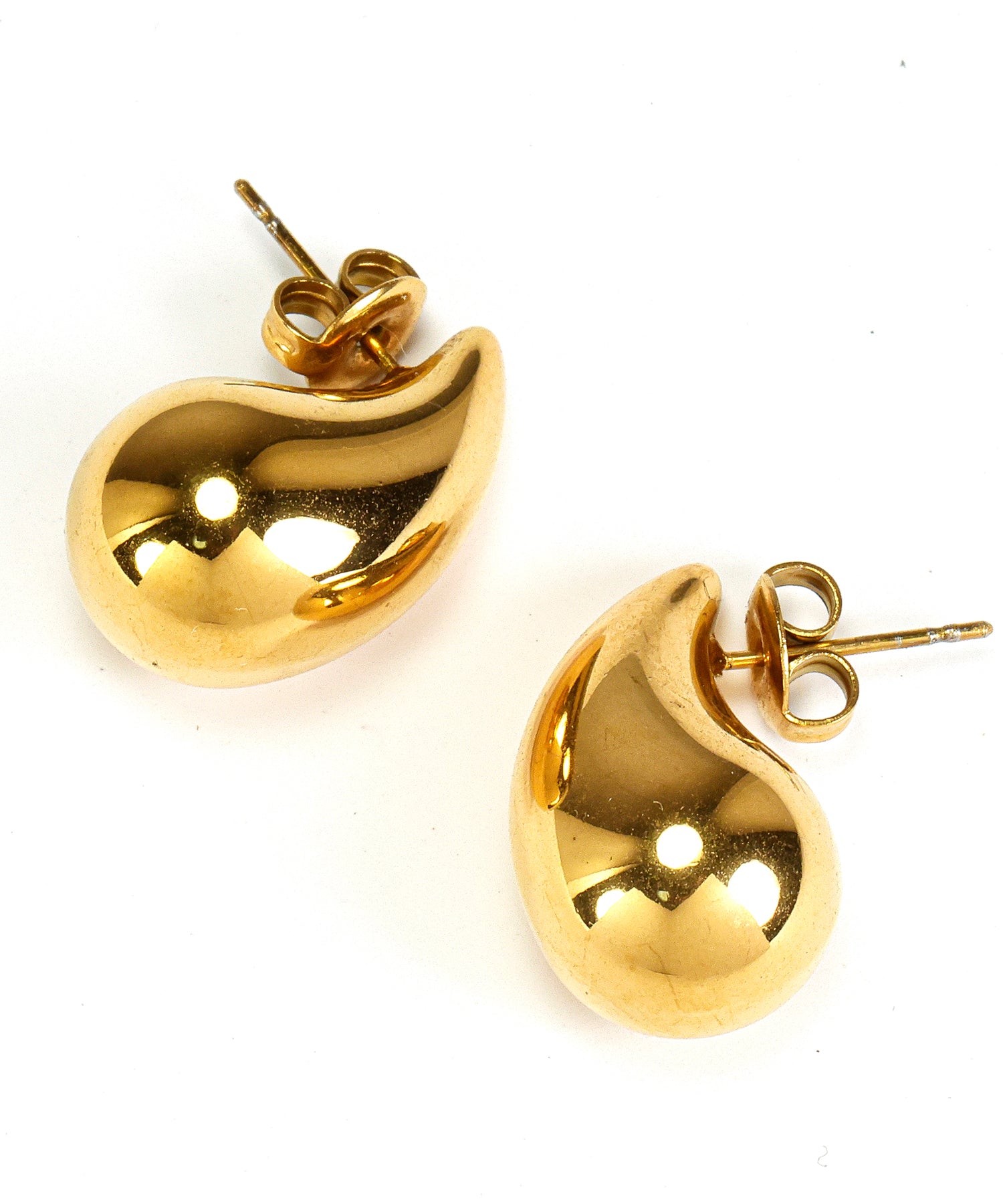 [ゴールド]ソリッドドロップピアス