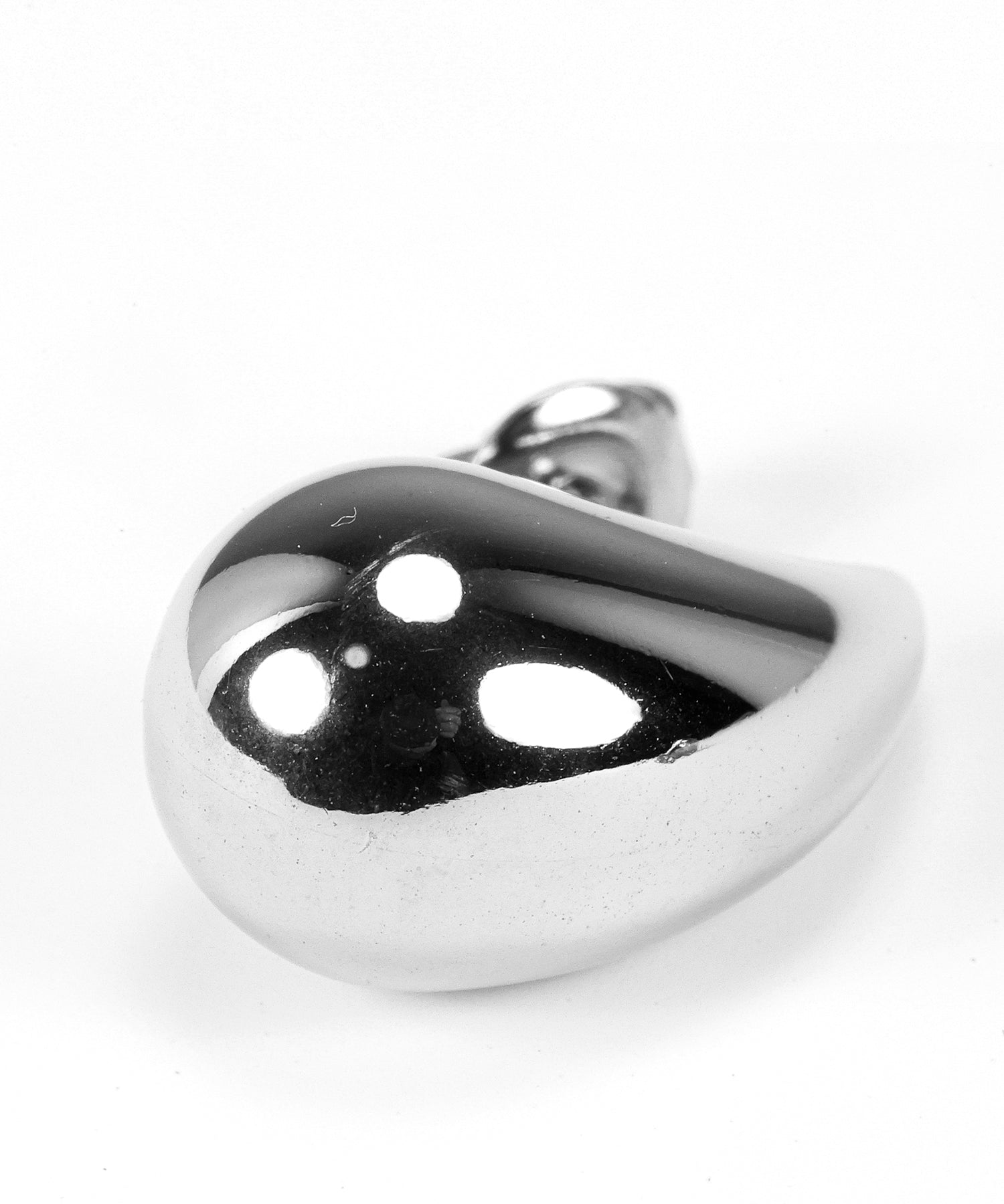 [シルバー]ソリッドドロップピアス