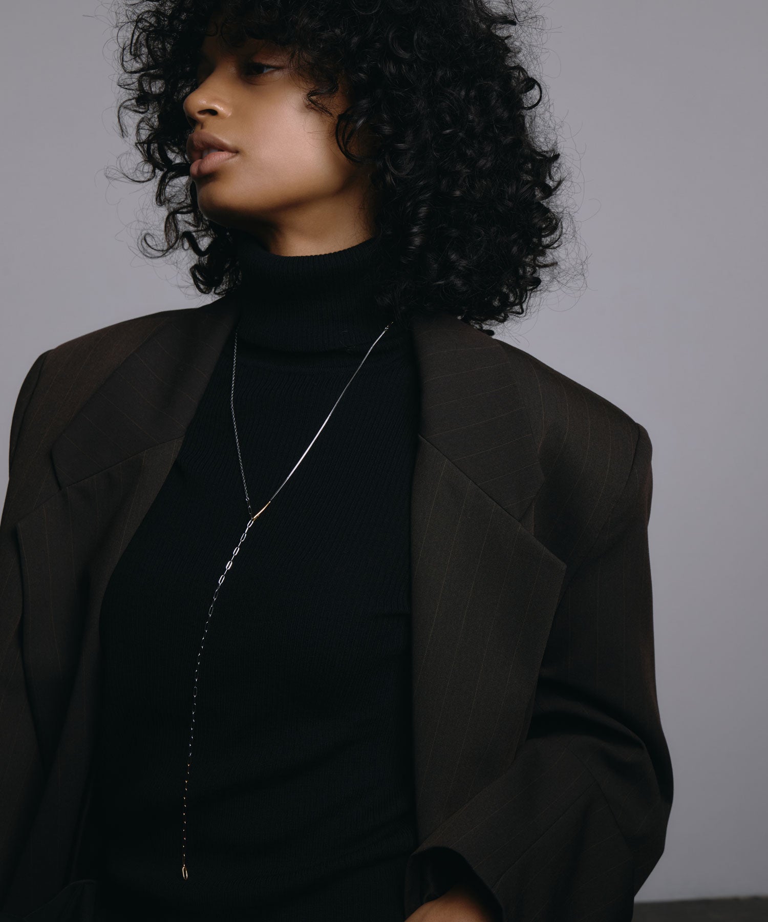 [ミックス]ミックスチェーンラリエット