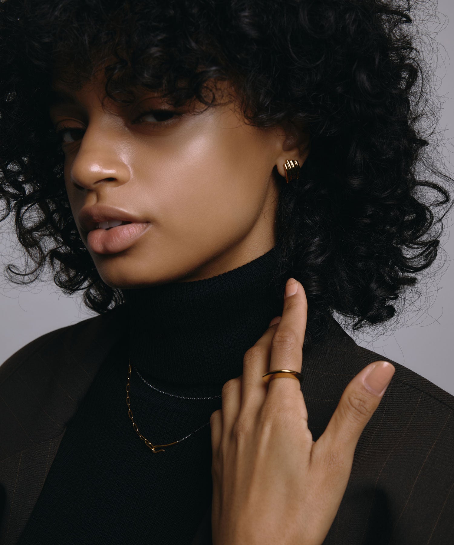 [ミックス]ミックスチェーンラリエット