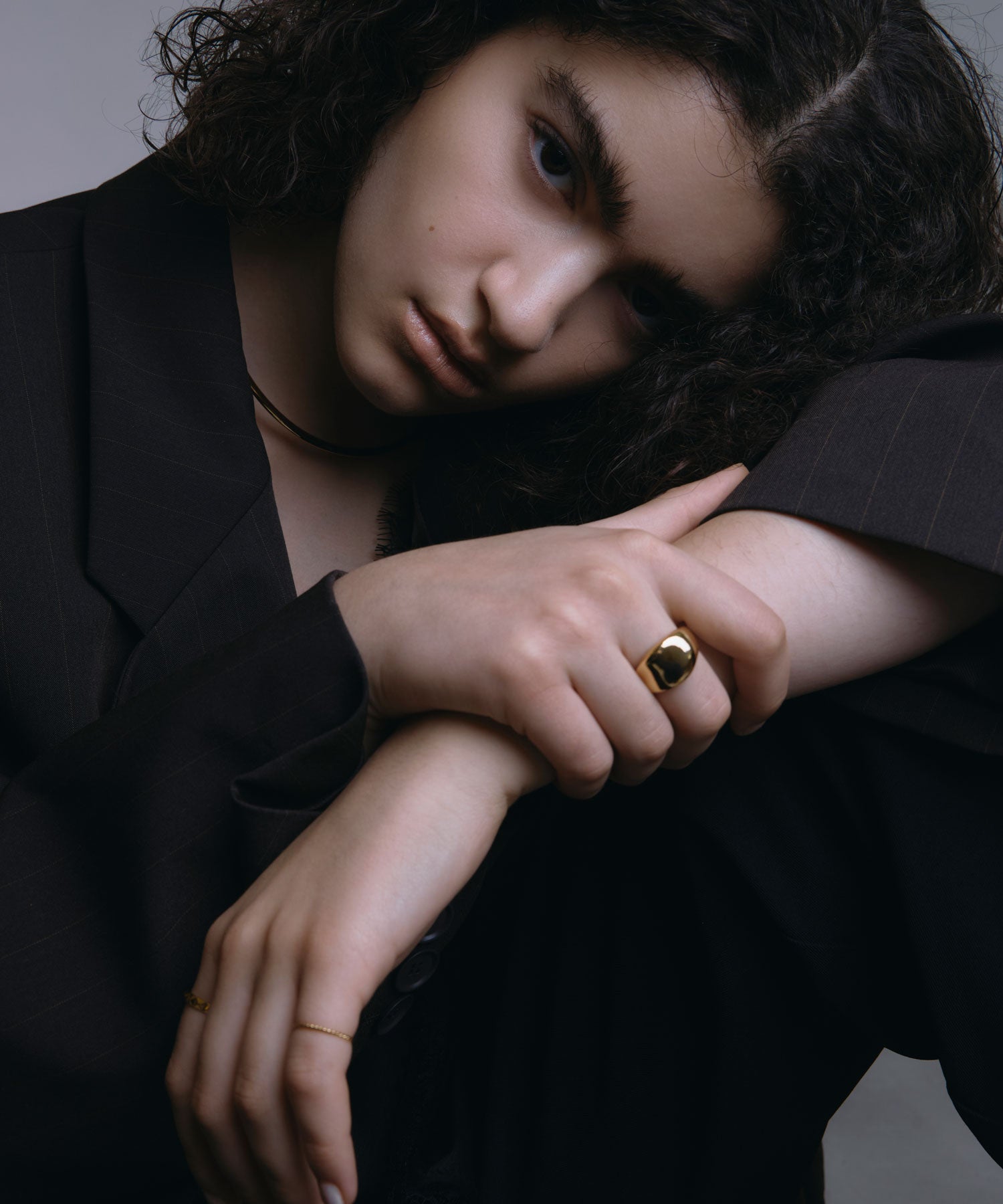 [ゴールド]モールドボリュームリング