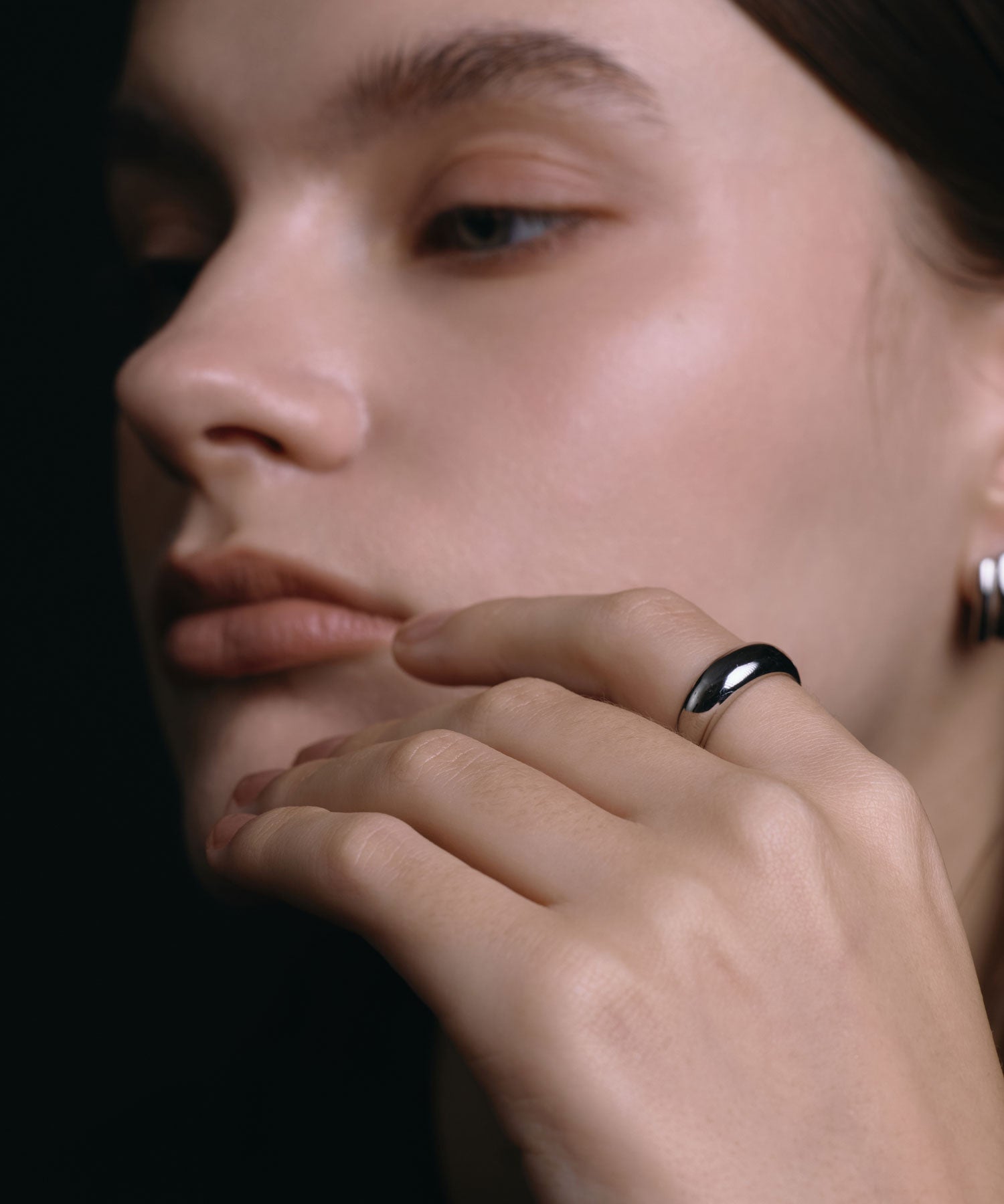 [银色]月亮戒指