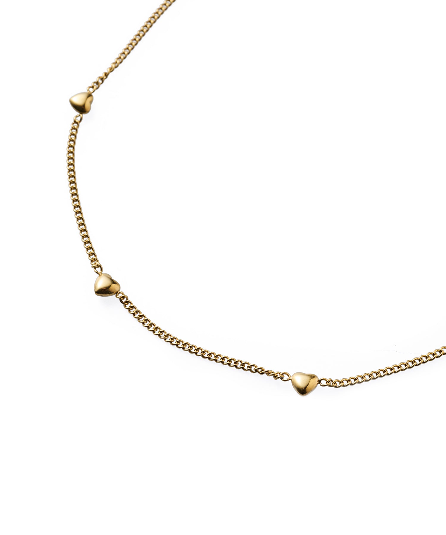 [Gold] Heart Chain Necklace