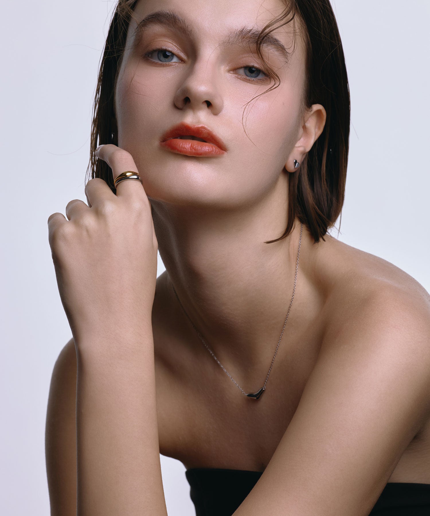 [シルバー]オーバーラップリング