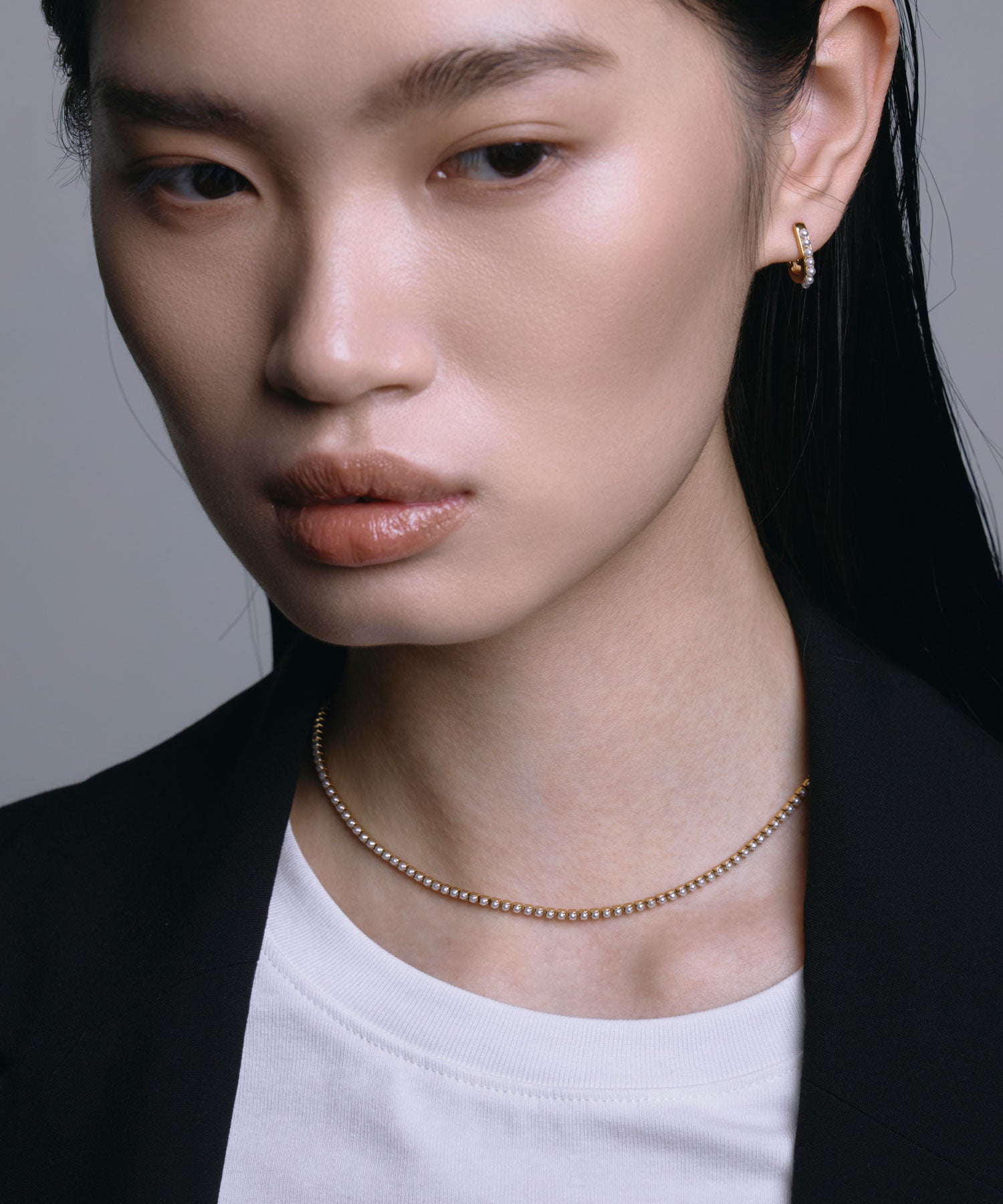 【展覽產品（預定三月底出貨】[金色] 珍珠巷項鍊