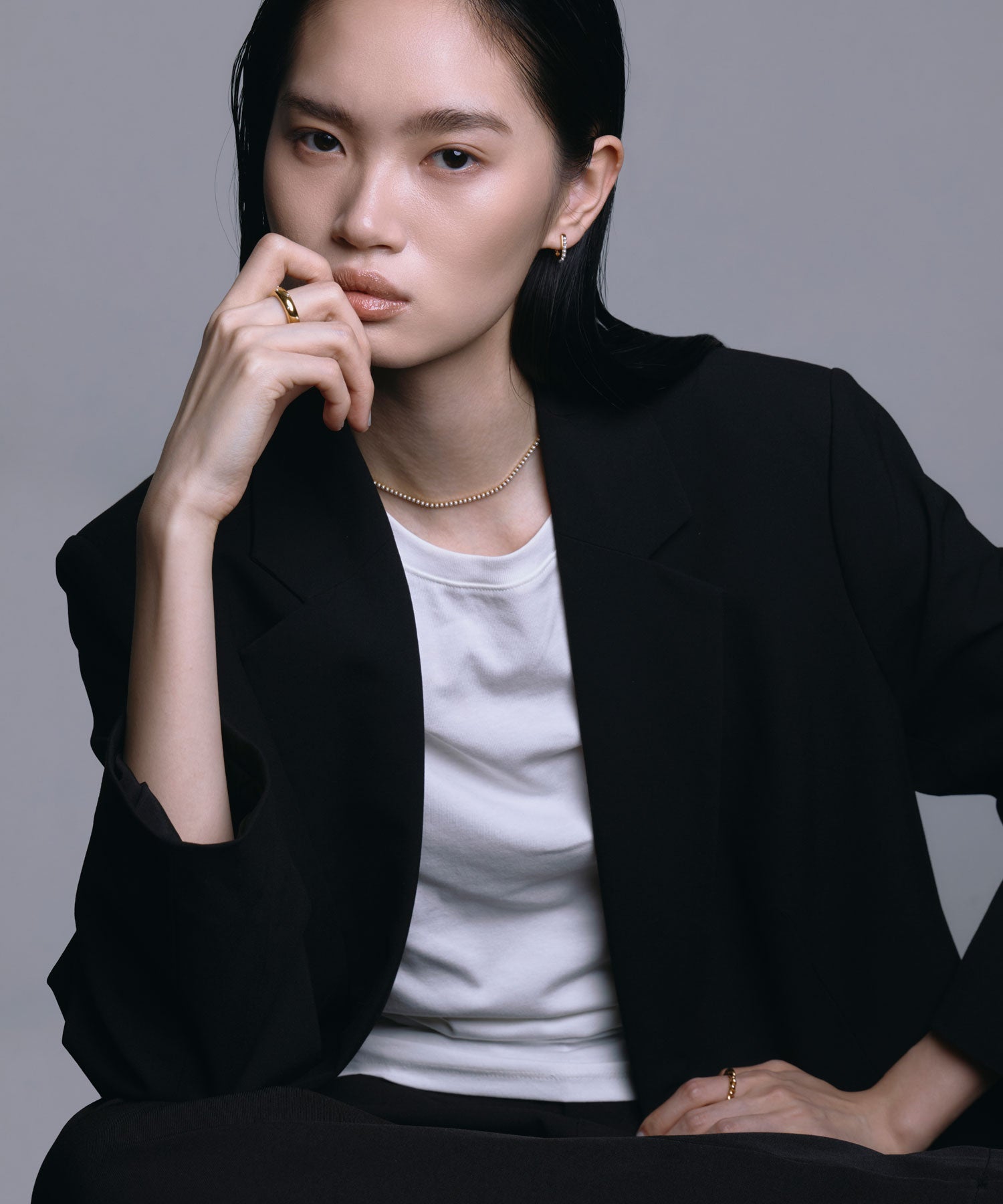 [ゴールド]パールレーンネックレス