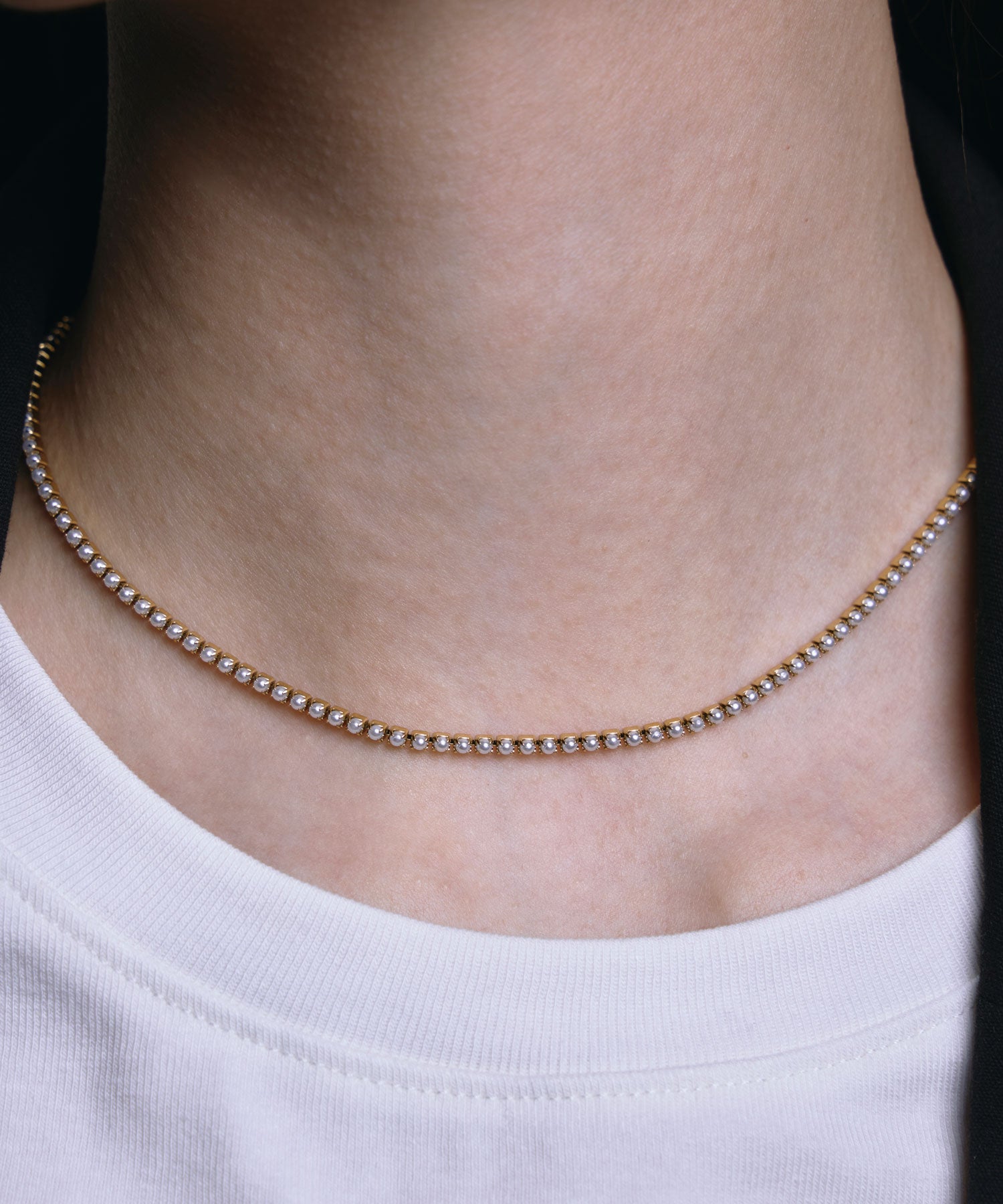 [ゴールド]パールレーンネックレス