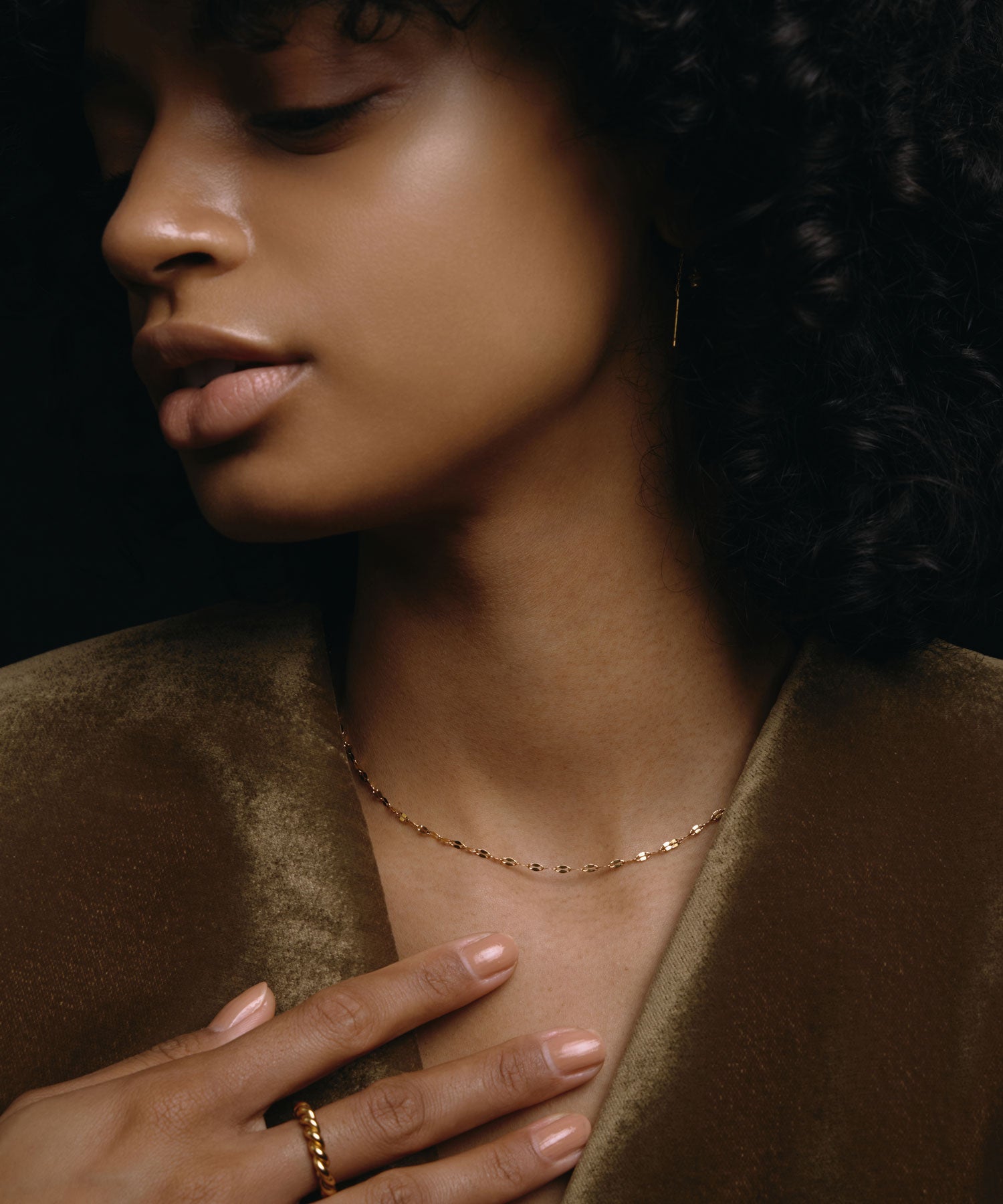 Herlipto Petale Chain Necklace Petale Chain Necklace