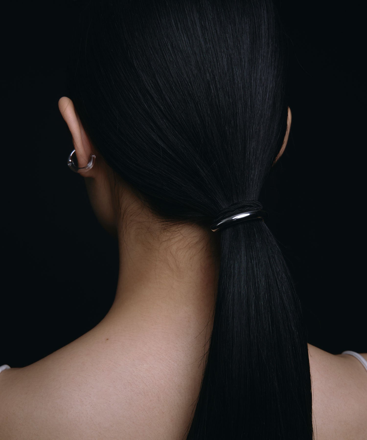 [シルバー]パイプリンクヘアタイ